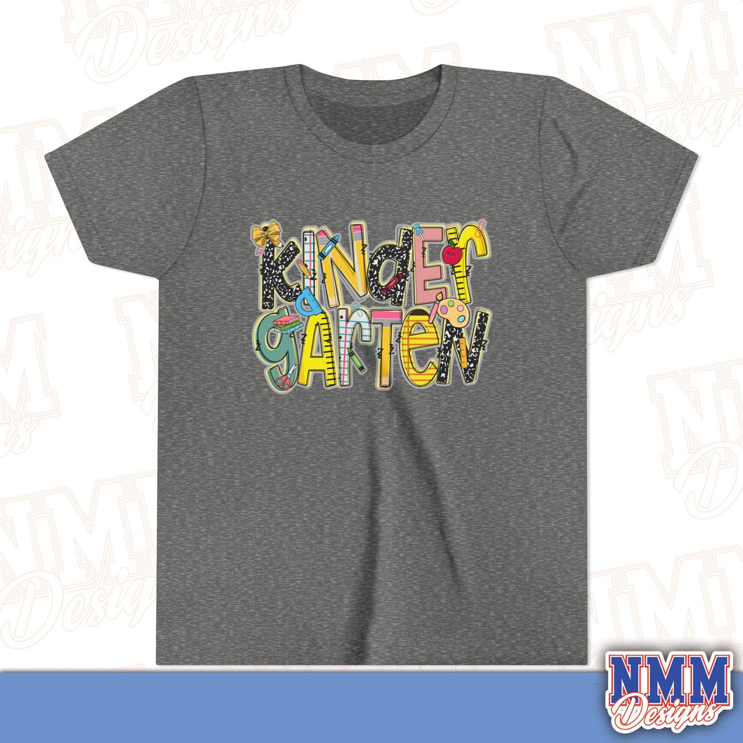 Kindergarten Back to School Youth Shirt, Kids Sportswear, School Spirit Apparel, Back to School