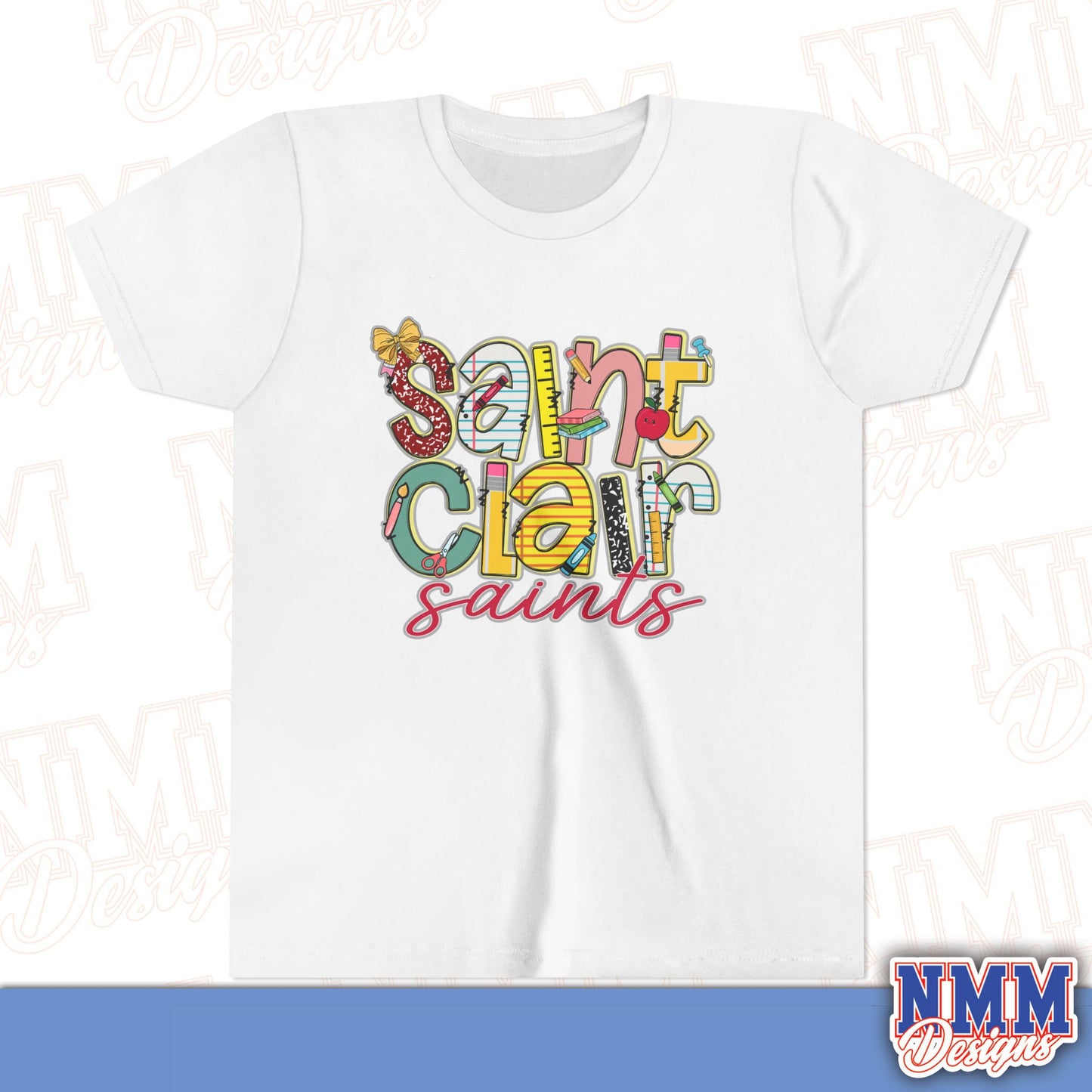 Saint Clair School Youth Shirt, Kids Sportswear, School Spirit Apparel, Back to School
