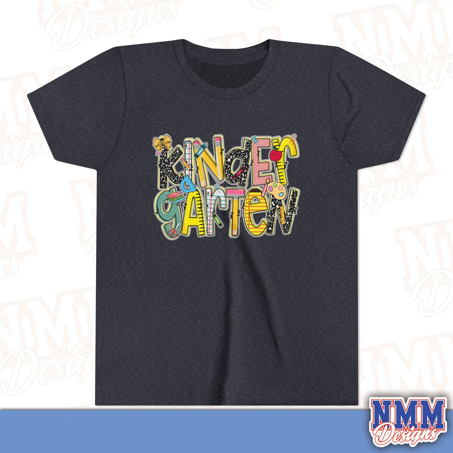 Kindergarten Back to School Youth Shirt, Kids Sportswear, School Spirit Apparel, Back to School