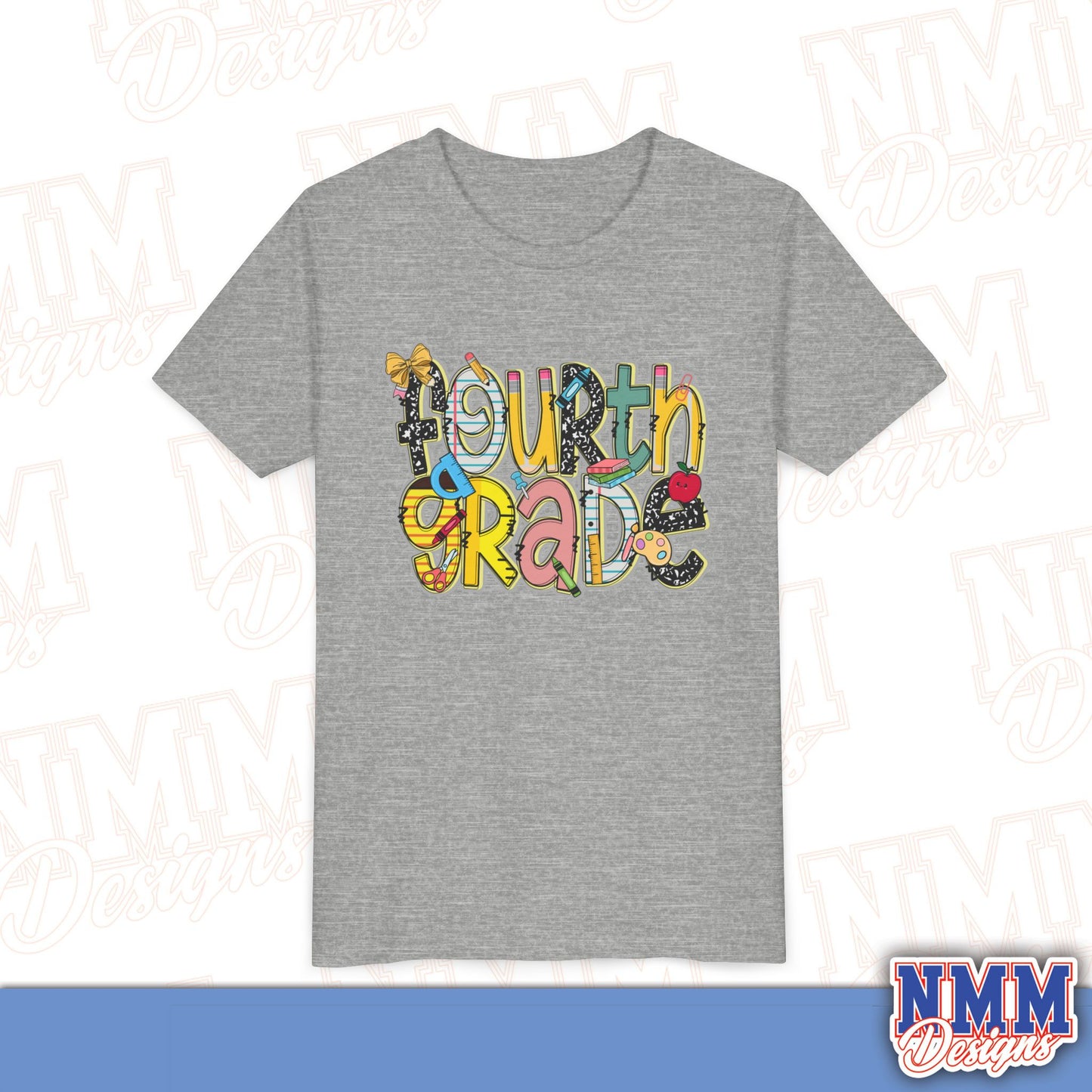 Fourth Grade Back to School Youth Shirt, Kids Sportswear, School Spirit Apparel, Back to School