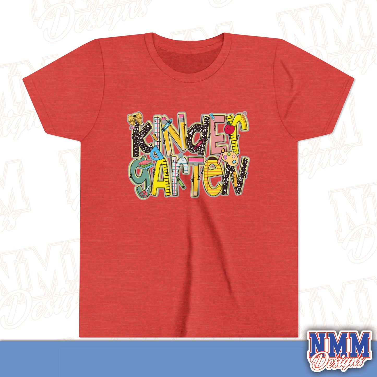 Kindergarten Back to School Youth Shirt, Kids Sportswear, School Spirit Apparel, Back to School