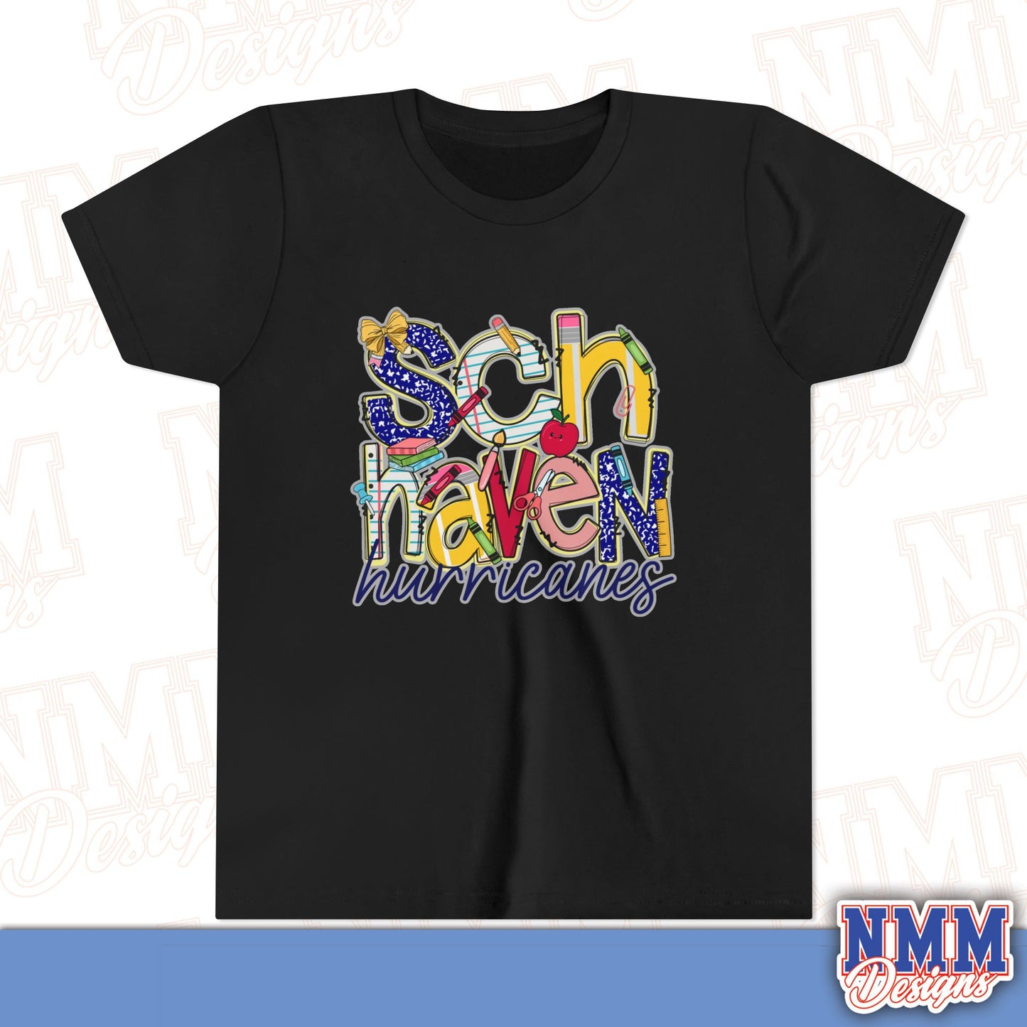 Schuylkill Haven Hurricanes Youth Shirt, Kids Sportswear,,School Spirit Apparel, Back to School