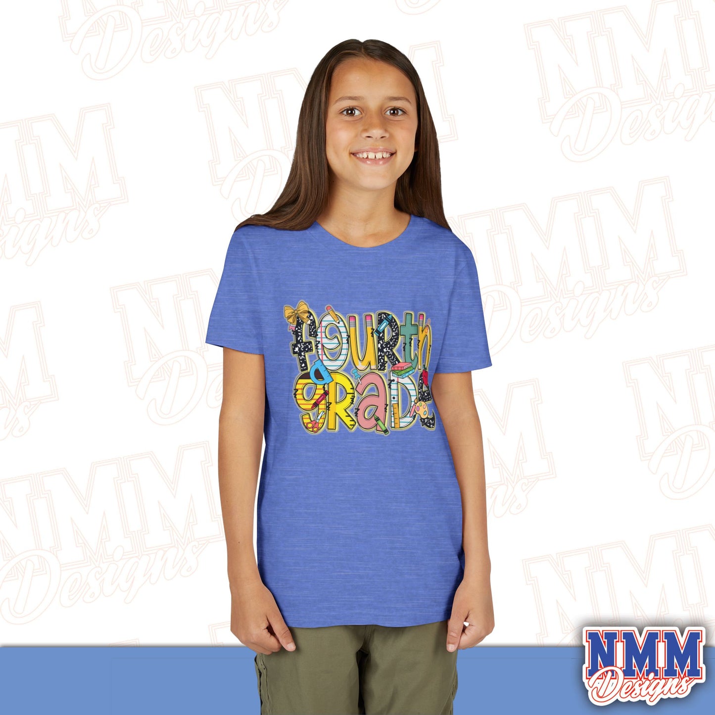 Fourth Grade Back to School Youth Shirt, Kids Sportswear, School Spirit Apparel, Back to School