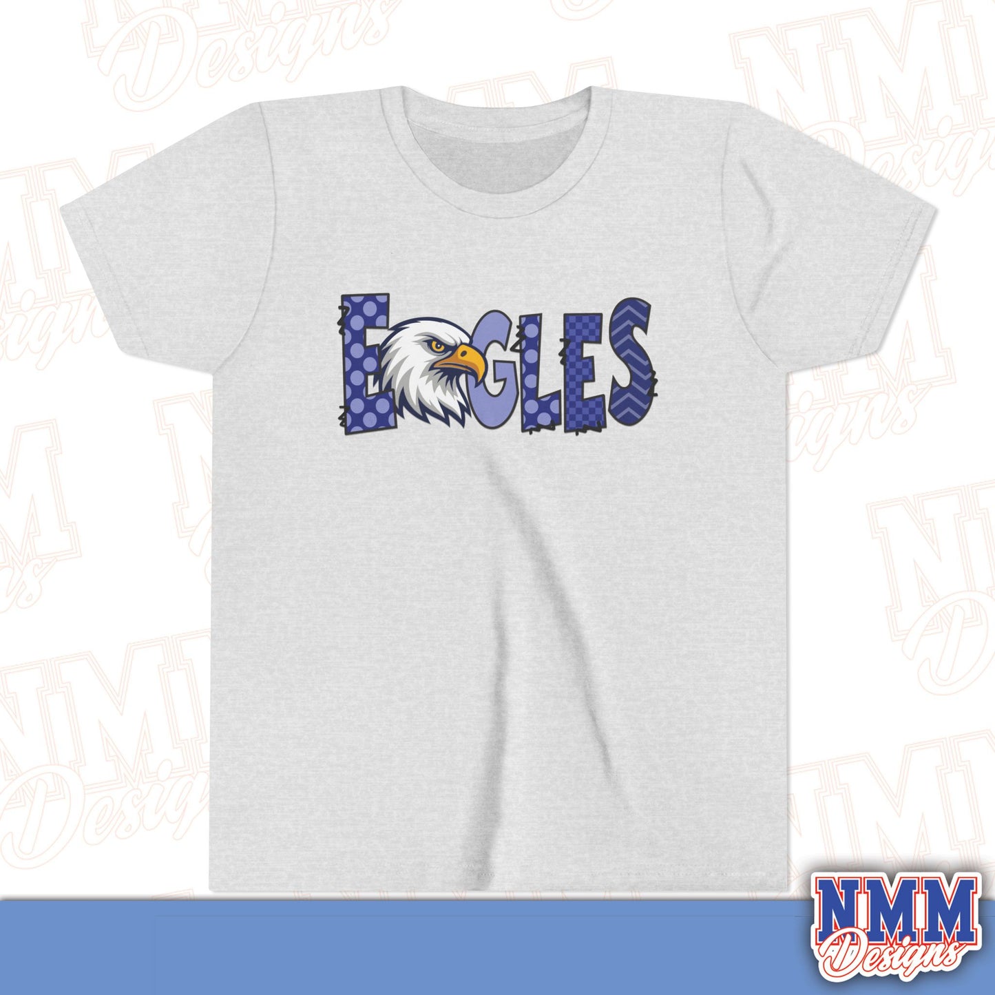 Eagles Youth Shirt, Kids Sportswear, School Spirit Apparel, Back to School