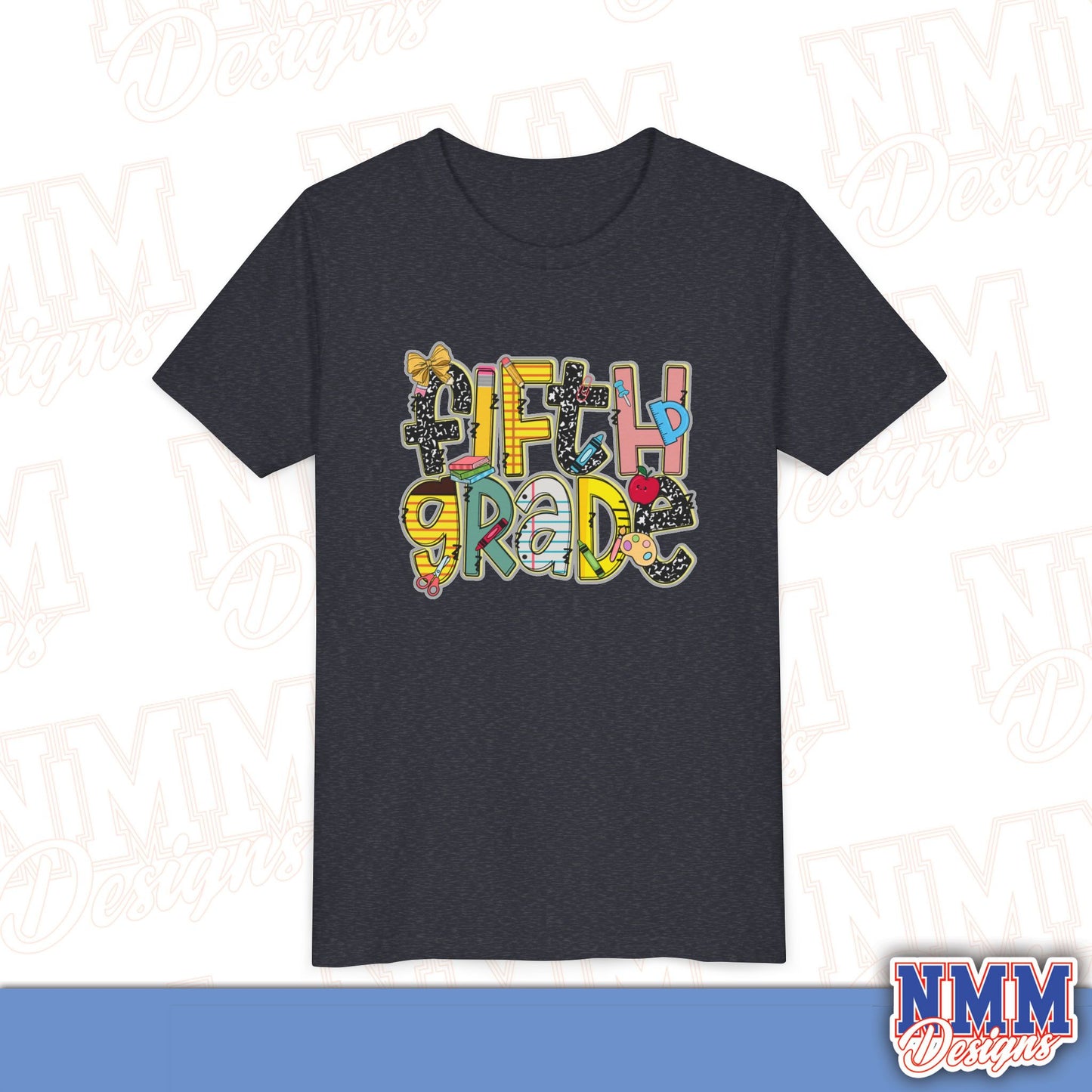 Copy of Fifth Grade Back to School Youth Shirt, Kids Sportswear, School Spirit Apparel, Back to School