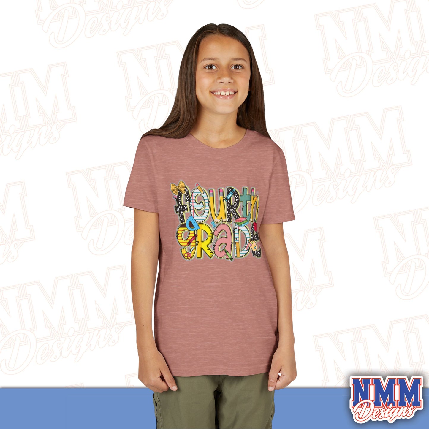 Fourth Grade Back to School Youth Shirt, Kids Sportswear, School Spirit Apparel, Back to School