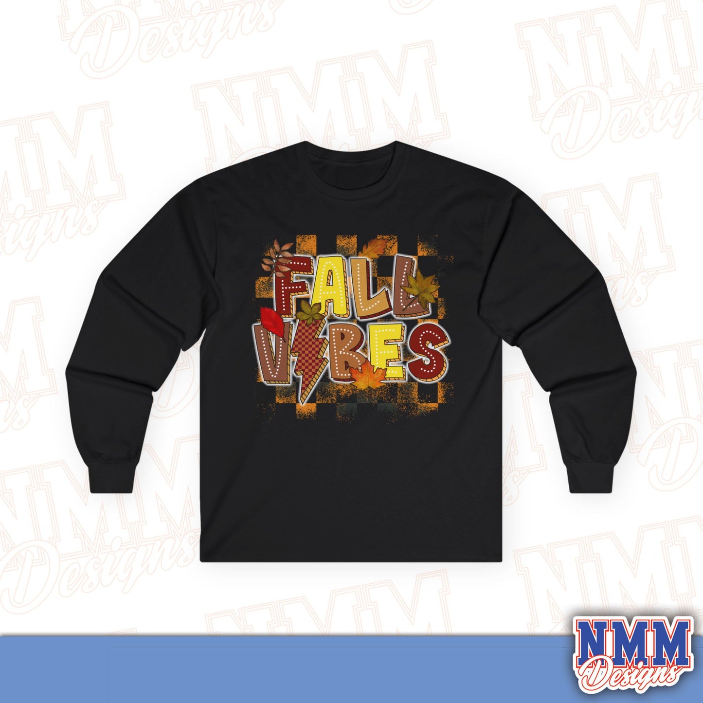 Fall Vibes Long Sleeve Tee, Cozy Autumn Shirt, Perfect for Thanksgiving, Seasonal Fashion, Gift for Fall Lovers, Unisex Cotton Top