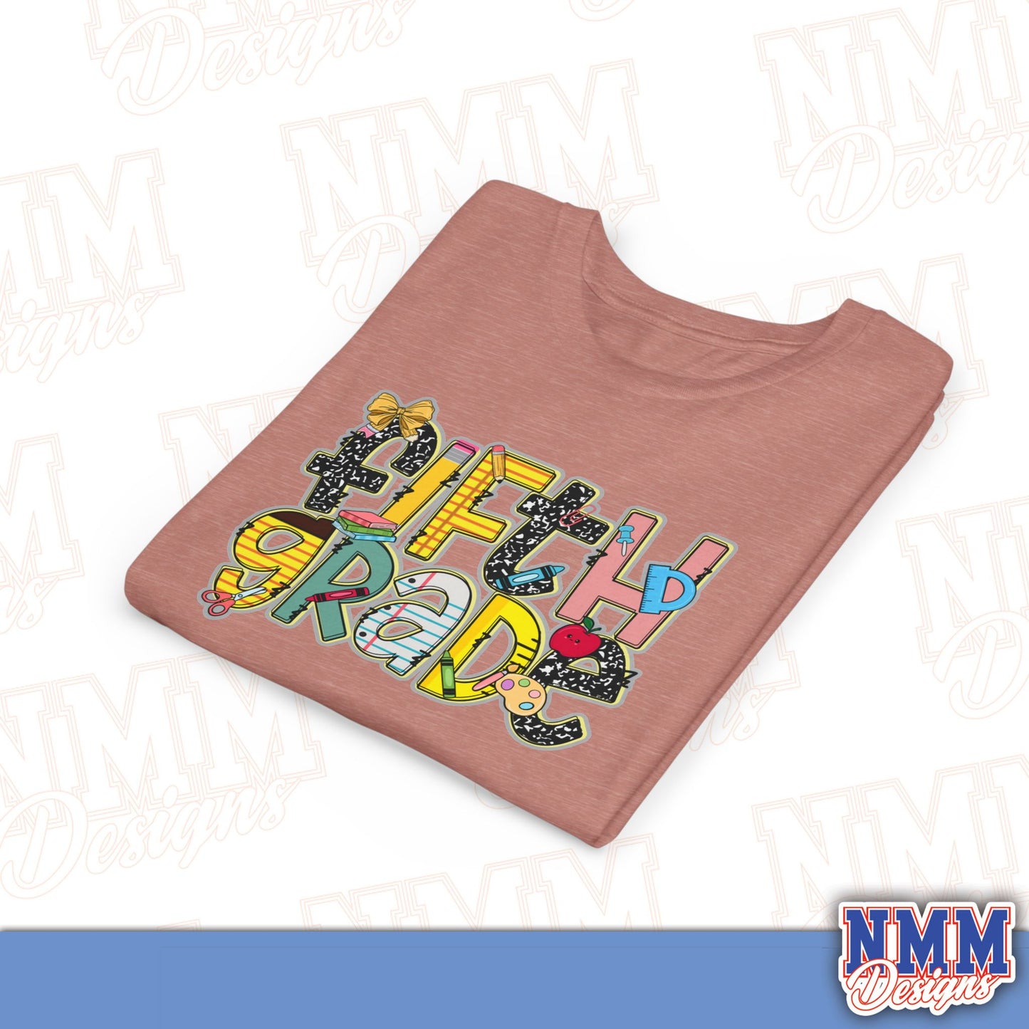 Copy of Fifth Grade Back to School Youth Shirt, Kids Sportswear, School Spirit Apparel, Back to School