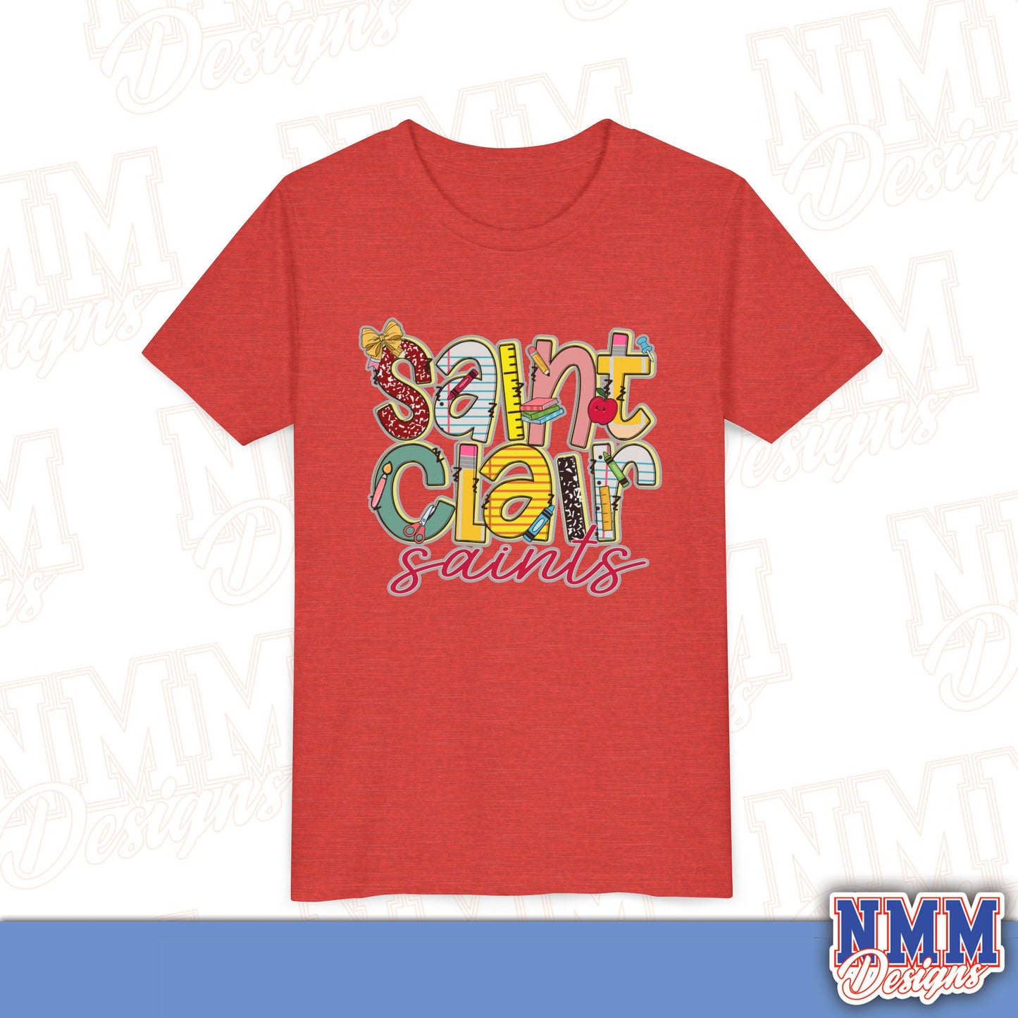 Saint Clair School Youth Shirt, Kids Sportswear, School Spirit Apparel, Back to School