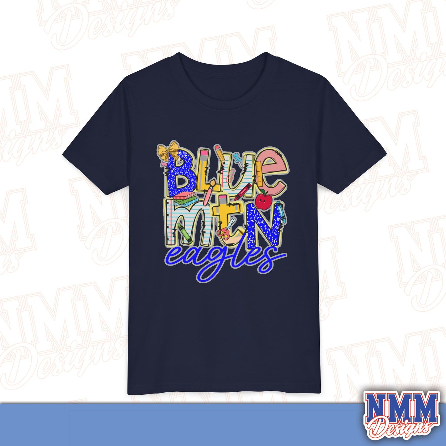 Blue Mountain Eagles Youth Shirt, Kids Sportswear, School Spirit Apparel, Back to School