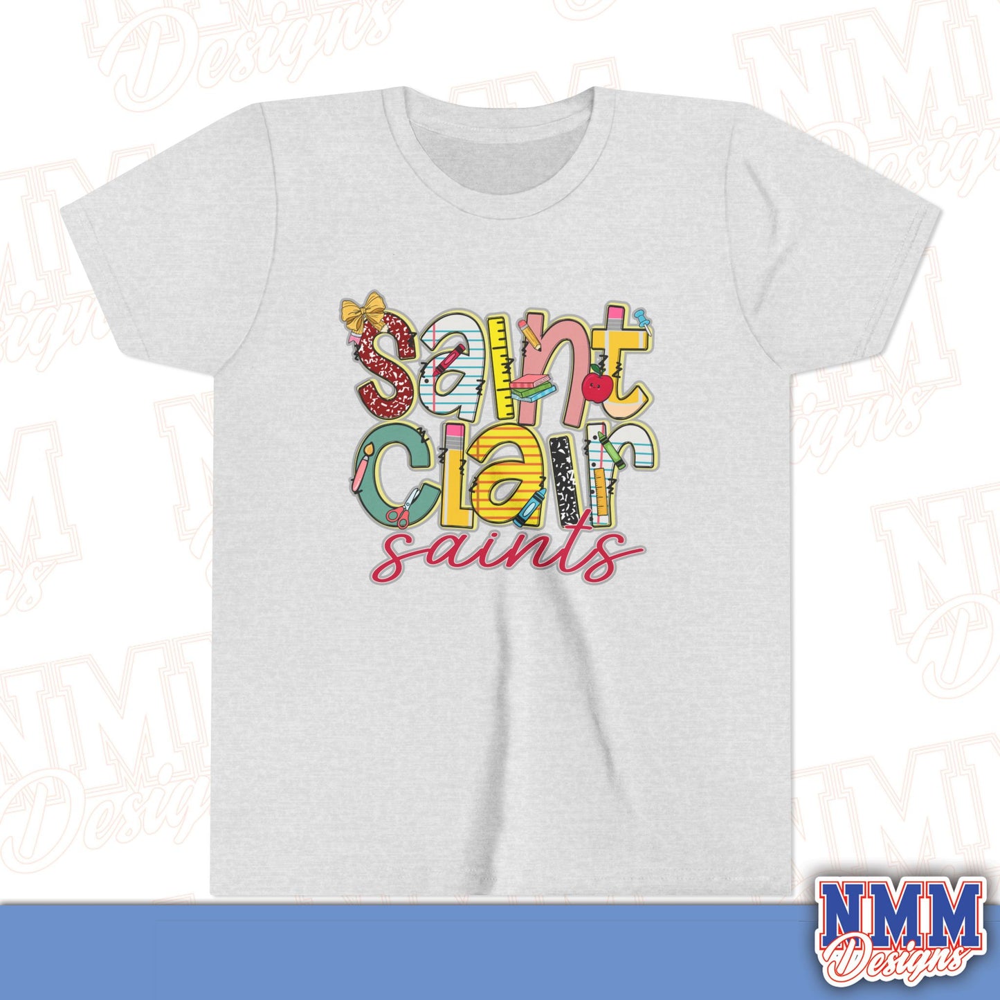 Saint Clair School Youth Shirt, Kids Sportswear, School Spirit Apparel, Back to School