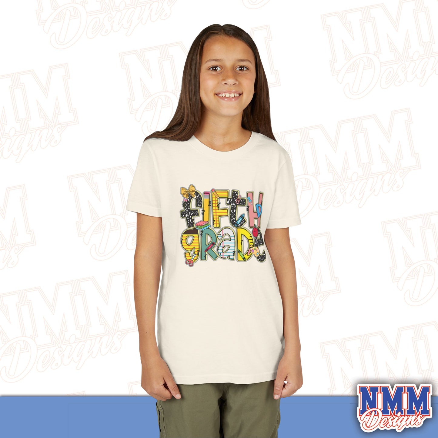 Copy of Fifth Grade Back to School Youth Shirt, Kids Sportswear, School Spirit Apparel, Back to School