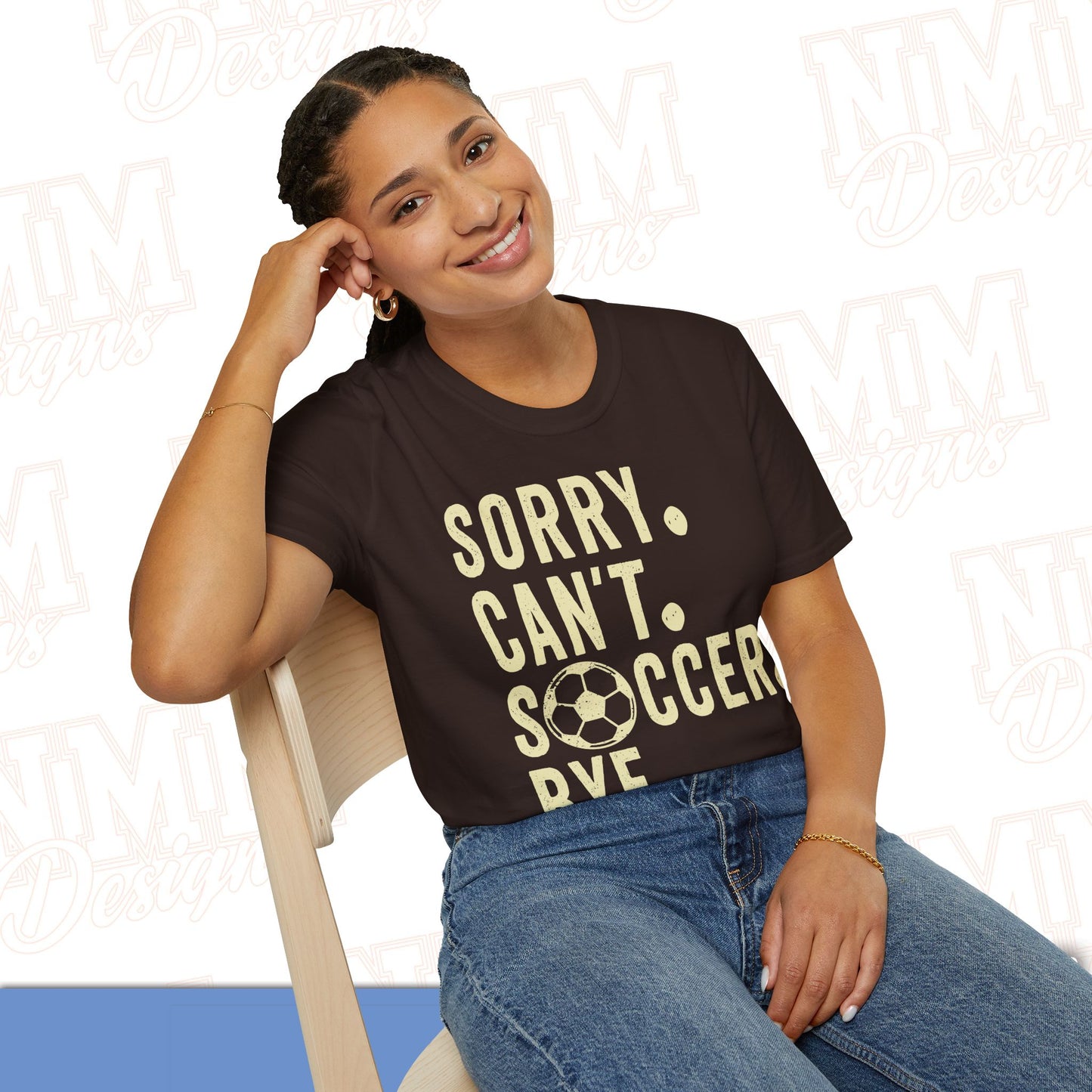 Soccer Lover's Unisex T-Shirt, Cute Sports Top, Gift for Athletes, Game Day Apparel, Casual Wear, Funny Quote Tee, Birthday Gift