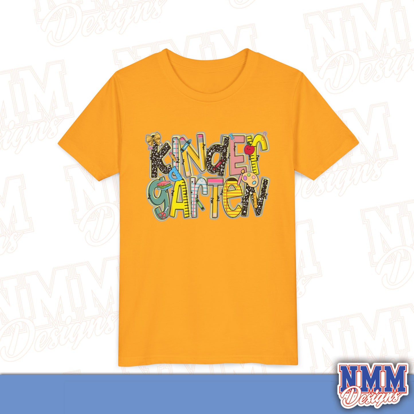 Kindergarten Back to School Youth Shirt, Kids Sportswear, School Spirit Apparel, Back to School