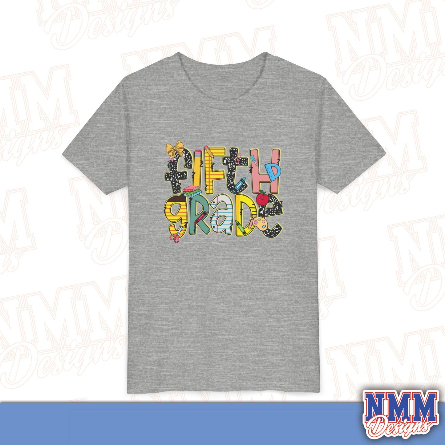 Copy of Fifth Grade Back to School Youth Shirt, Kids Sportswear, School Spirit Apparel, Back to School