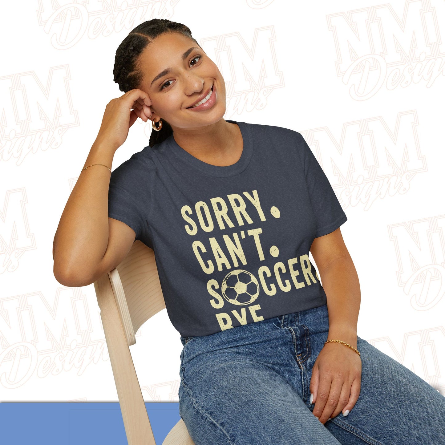 Soccer Lover's Unisex T-Shirt, Cute Sports Top, Gift for Athletes, Game Day Apparel, Casual Wear, Funny Quote Tee, Birthday Gift