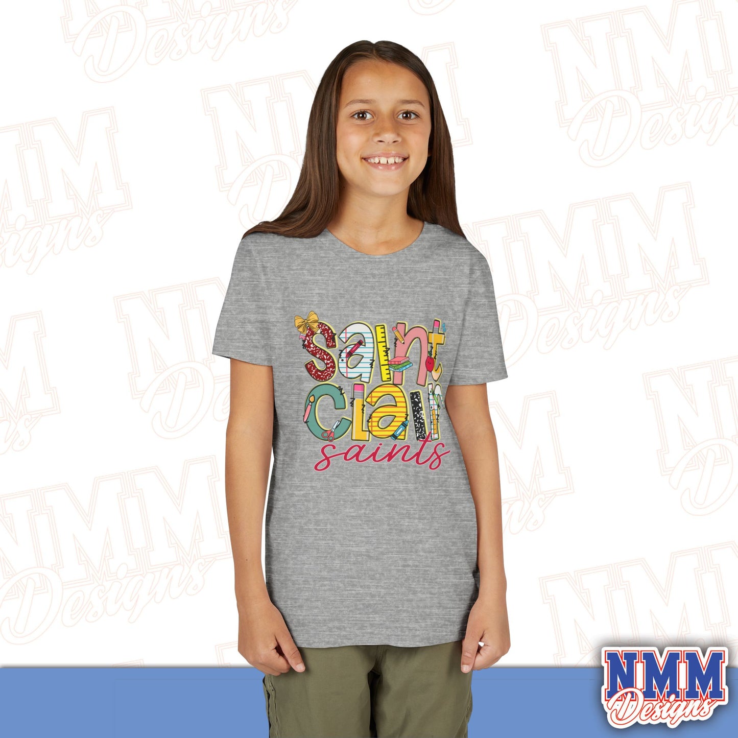 Saint Clair School Youth Shirt, Kids Sportswear, School Spirit Apparel, Back to School