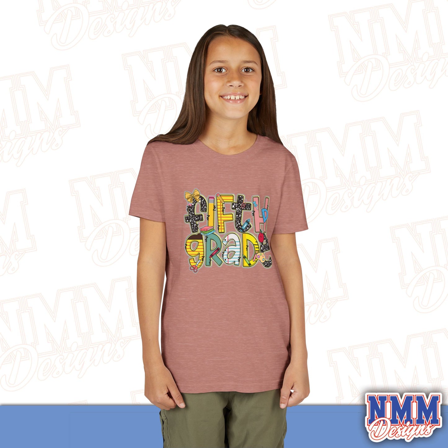 Copy of Fifth Grade Back to School Youth Shirt, Kids Sportswear, School Spirit Apparel, Back to School