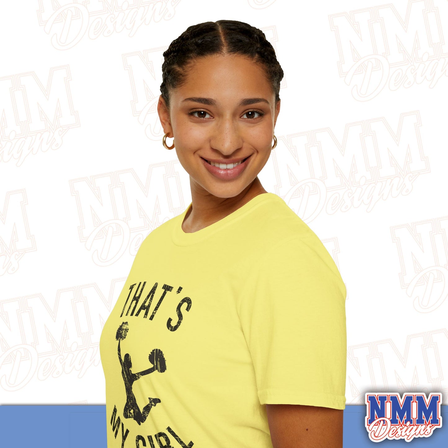 That's My Girl Cheer T-Shirt, Sports Tee, Active Lifestyle Wear, Cheerleading Apparel