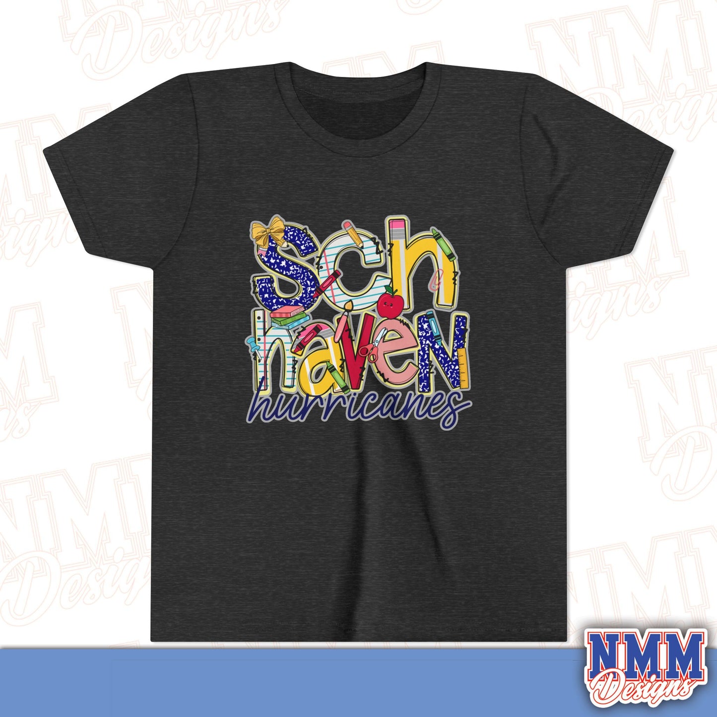 Schuylkill Haven Hurricanes Youth Shirt, Kids Sportswear,,School Spirit Apparel, Back to School