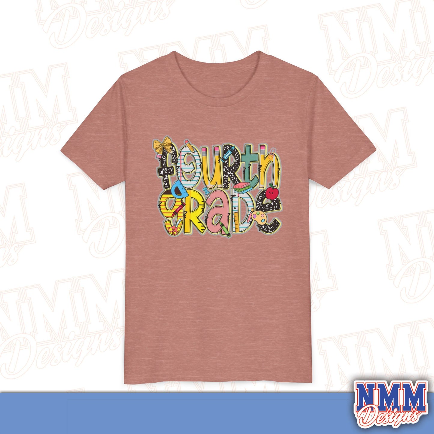 Fourth Grade Back to School Youth Shirt, Kids Sportswear, School Spirit Apparel, Back to School