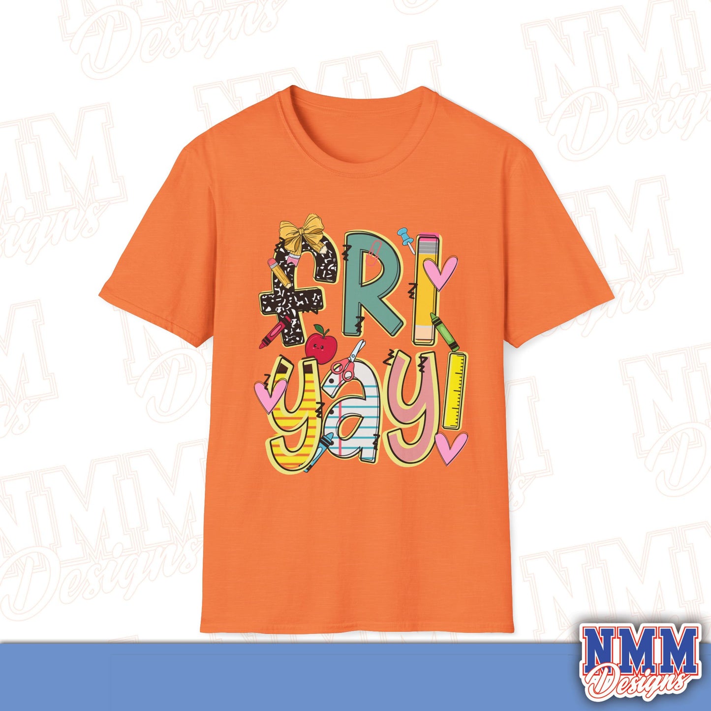 FRI-YAY Unisex Softstyle T-Shirt, Fun Graphic Tee, Weekend Vibe Shirt, Gift for Friends, Casual Wear, Celebration Outfit