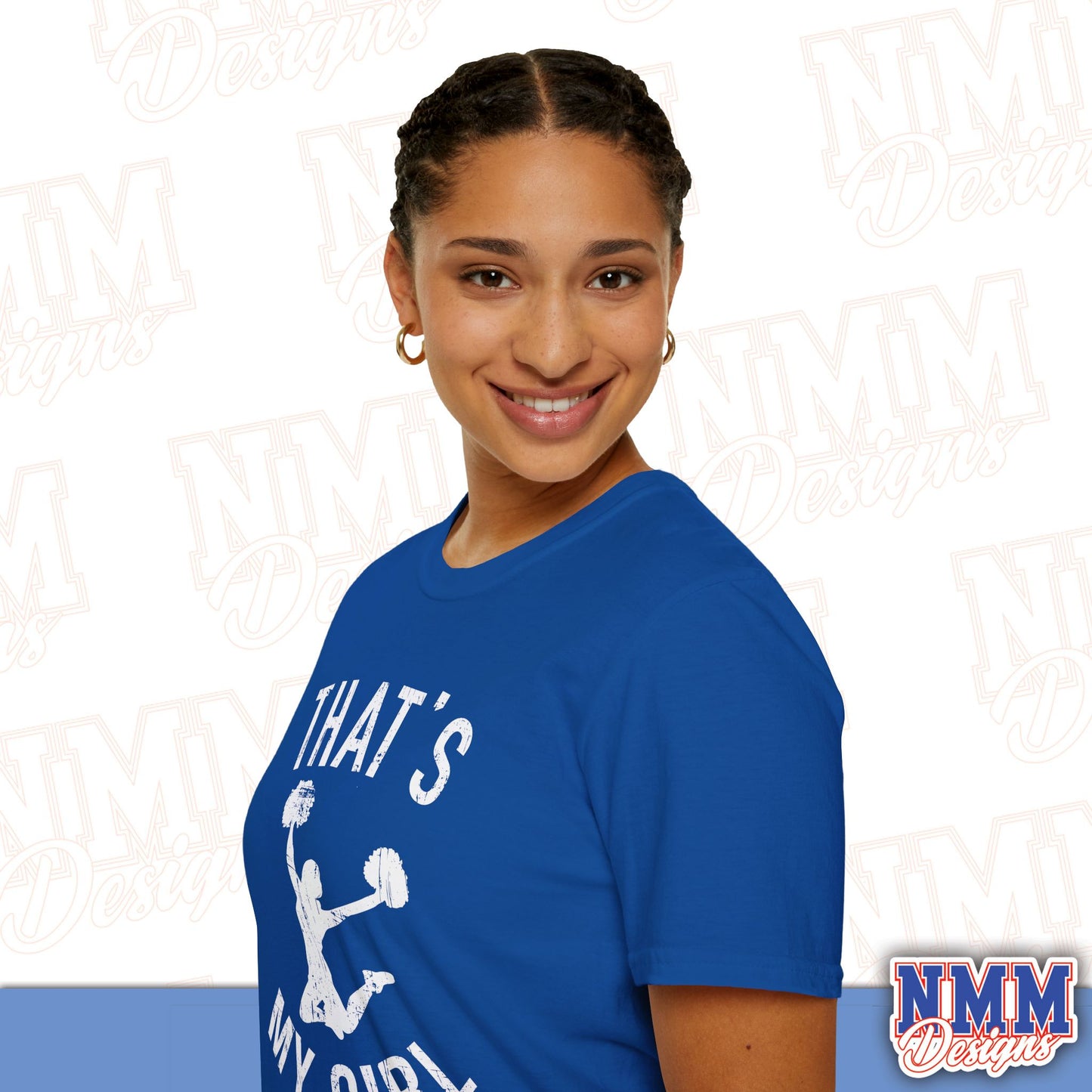 That's My Girl Cheer T-Shirt, Sports Tee, Active Lifestyle Wear, Cheerleading Apparel