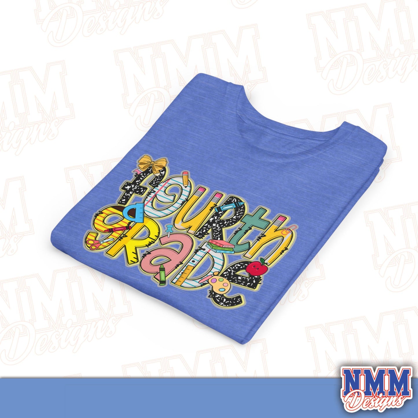 Fourth Grade Back to School Youth Shirt, Kids Sportswear, School Spirit Apparel, Back to School