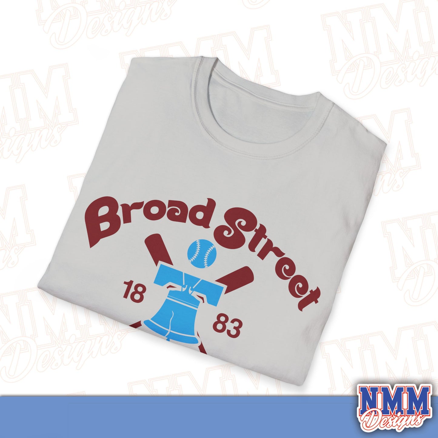 Broad Street Bombers Baseball Unisex Softstyle T-Shirt
