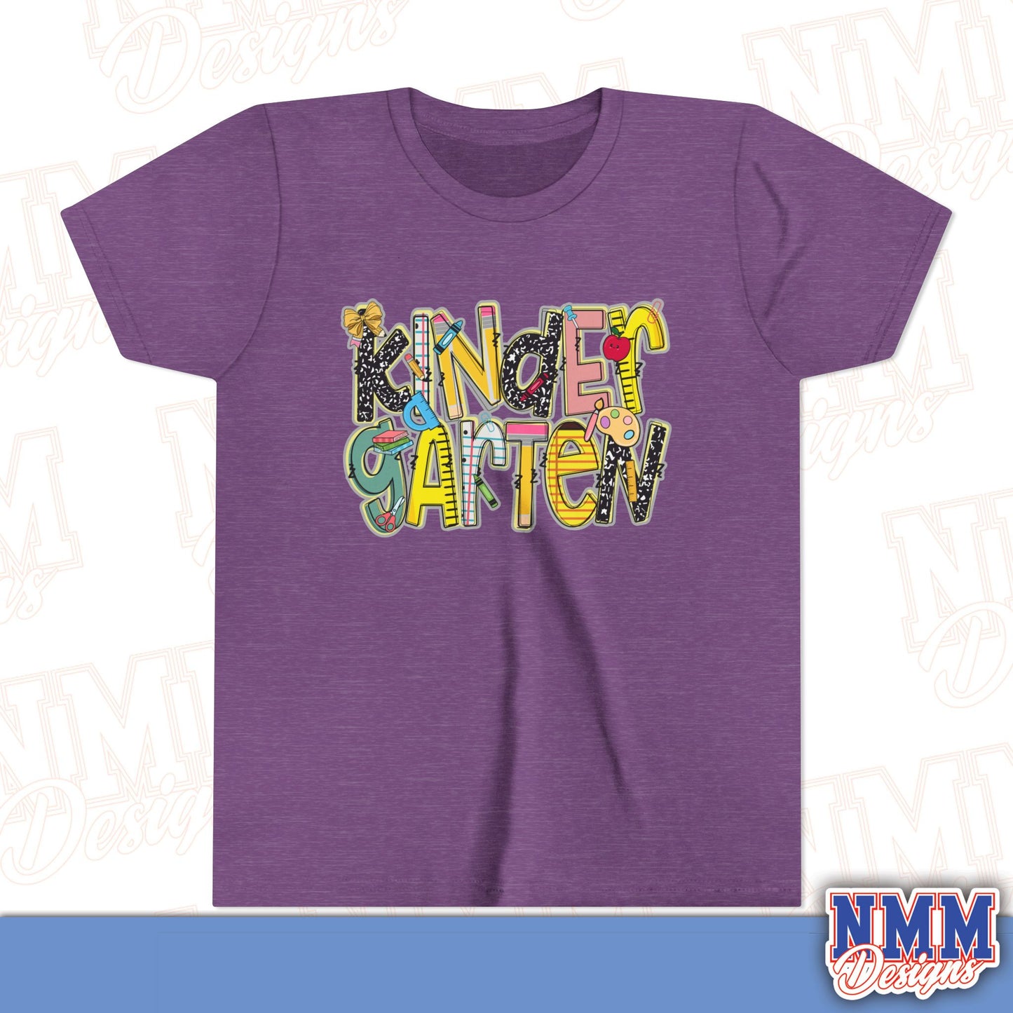 Kindergarten Back to School Youth Shirt, Kids Sportswear, School Spirit Apparel, Back to School