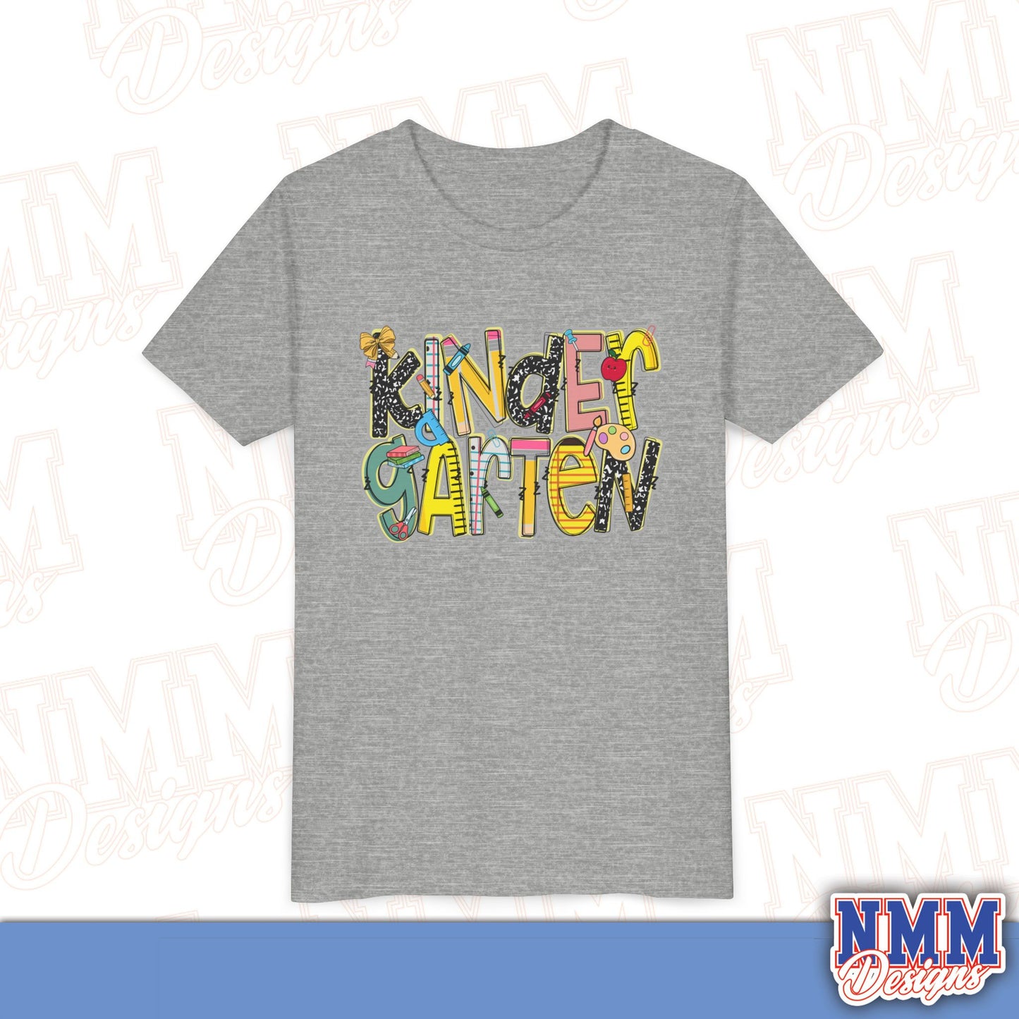 Kindergarten Back to School Youth Shirt, Kids Sportswear, School Spirit Apparel, Back to School