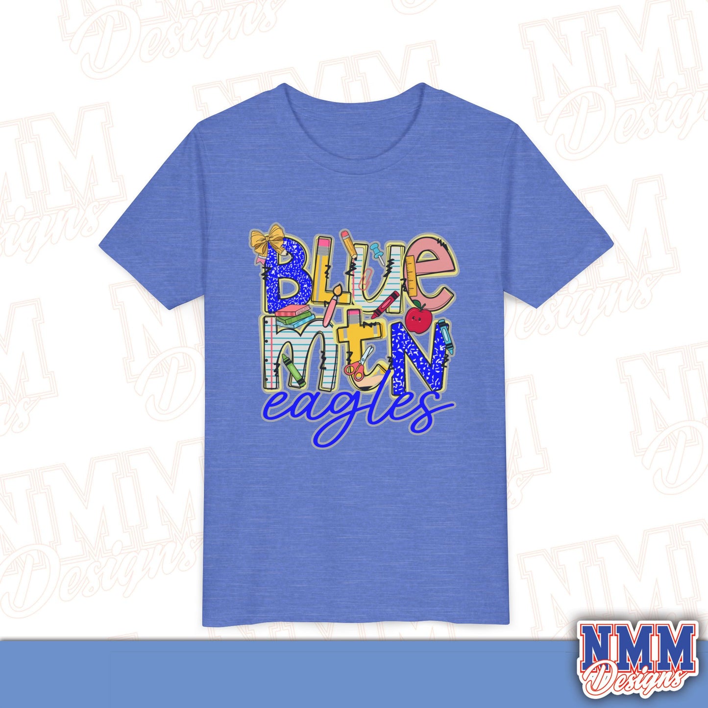 Blue Mountain Eagles Youth Shirt, Kids Sportswear, School Spirit Apparel, Back to School