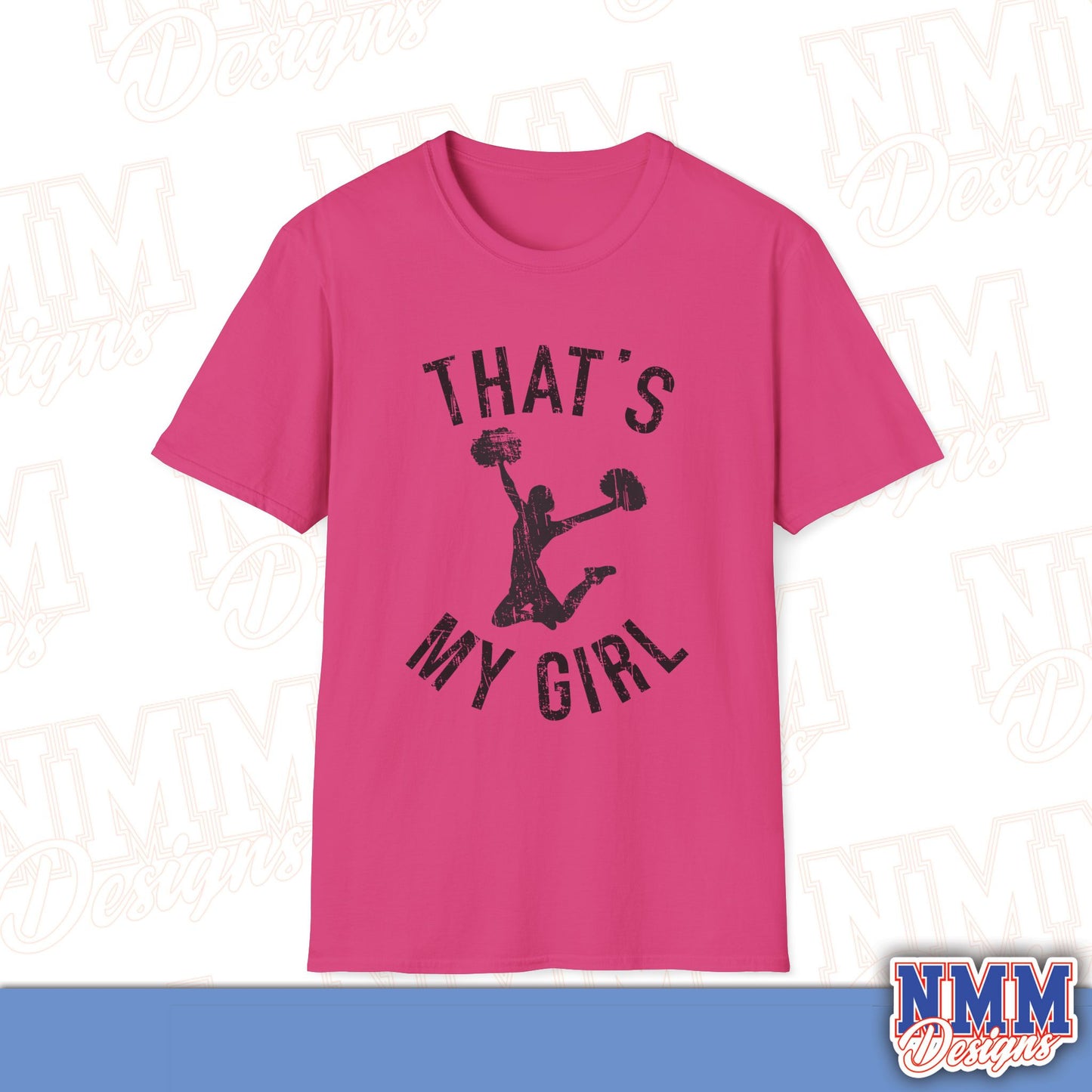 That's My Girl Cheer T-Shirt, Sports Tee, Active Lifestyle Wear, Cheerleading Apparel