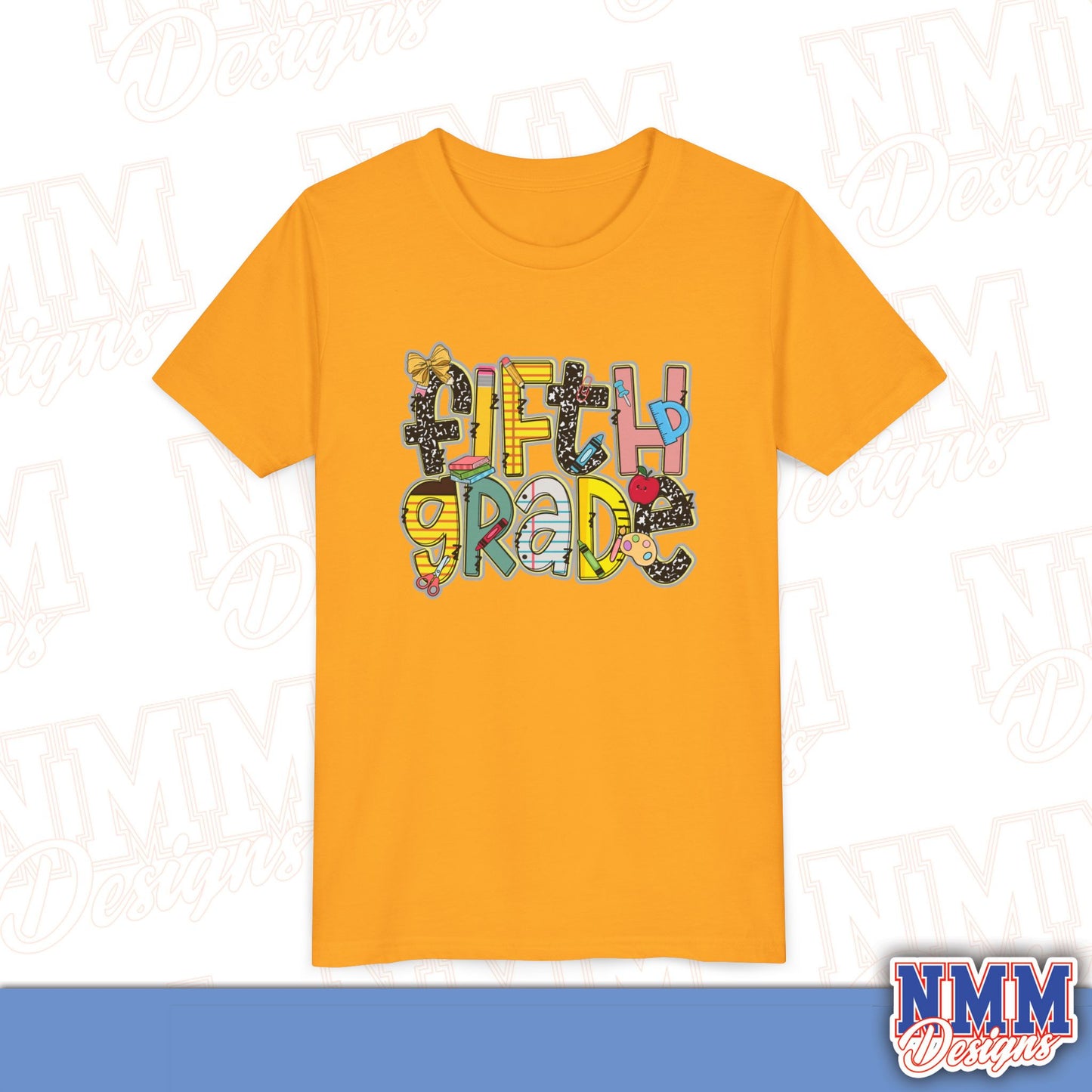 Copy of Fifth Grade Back to School Youth Shirt, Kids Sportswear, School Spirit Apparel, Back to School