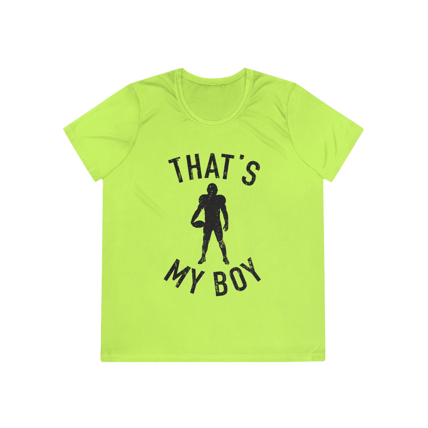 That's My Boy - Ladies Competitor Tee - Football Sports Shirt, Perfect for Game Day, Coaches, Gifts for Athletes, Workout Apparel, Cheerleading Gear