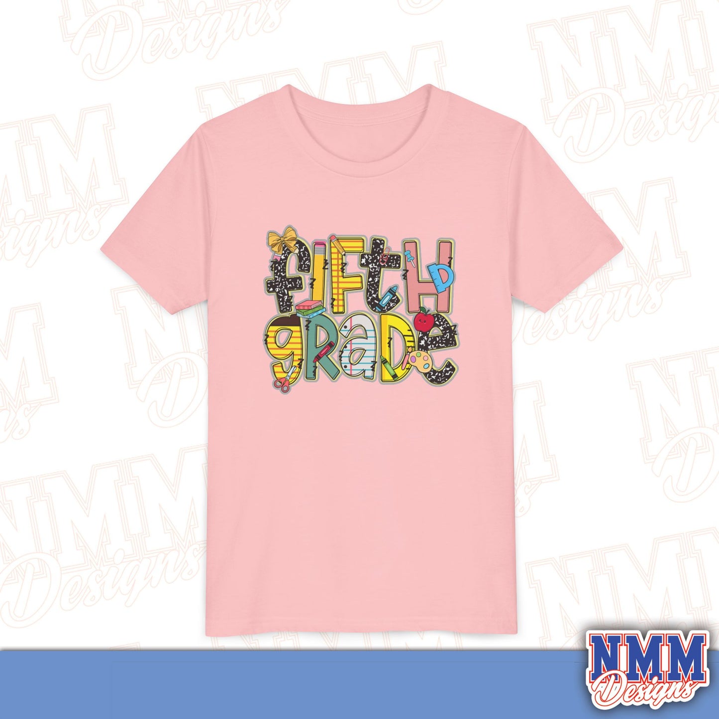 Copy of Fifth Grade Back to School Youth Shirt, Kids Sportswear, School Spirit Apparel, Back to School