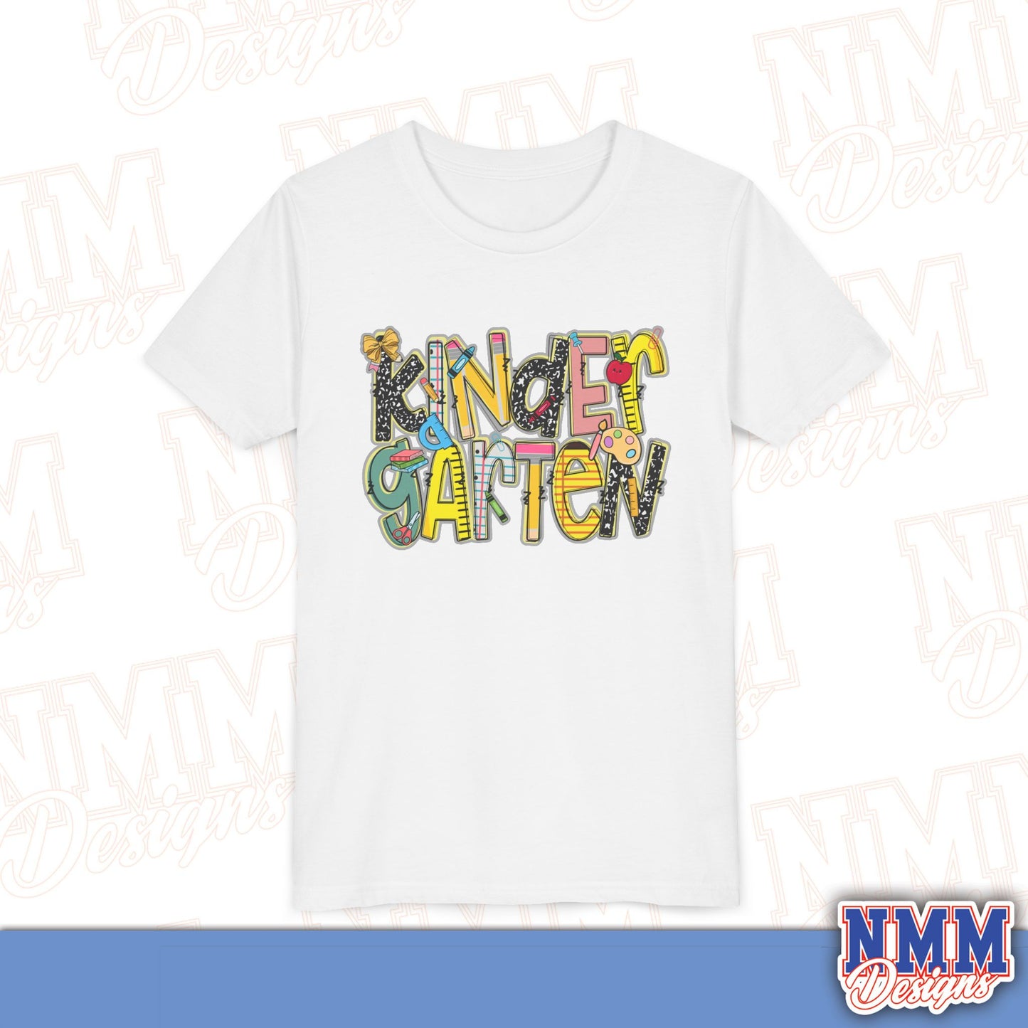 Kindergarten Back to School Youth Shirt, Kids Sportswear, School Spirit Apparel, Back to School