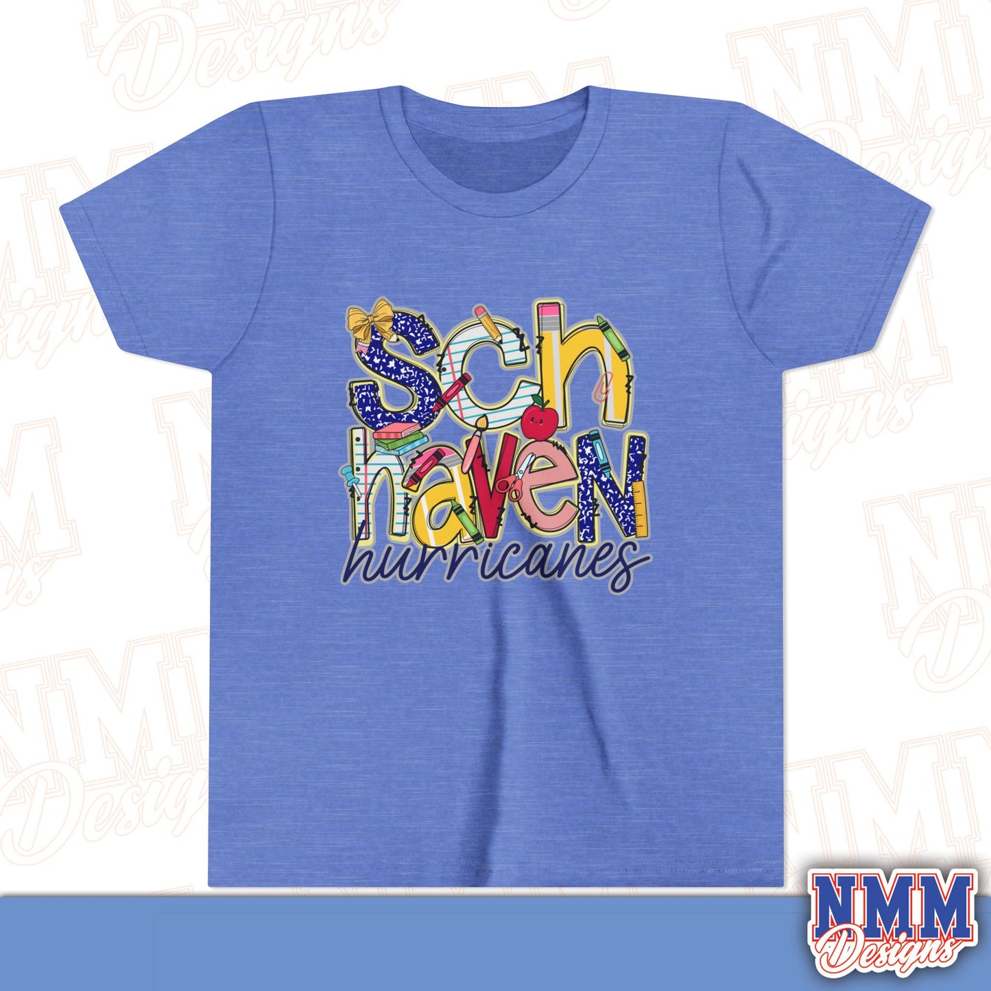 Schuylkill Haven Hurricanes Youth Shirt, Kids Sportswear,,School Spirit Apparel, Back to School