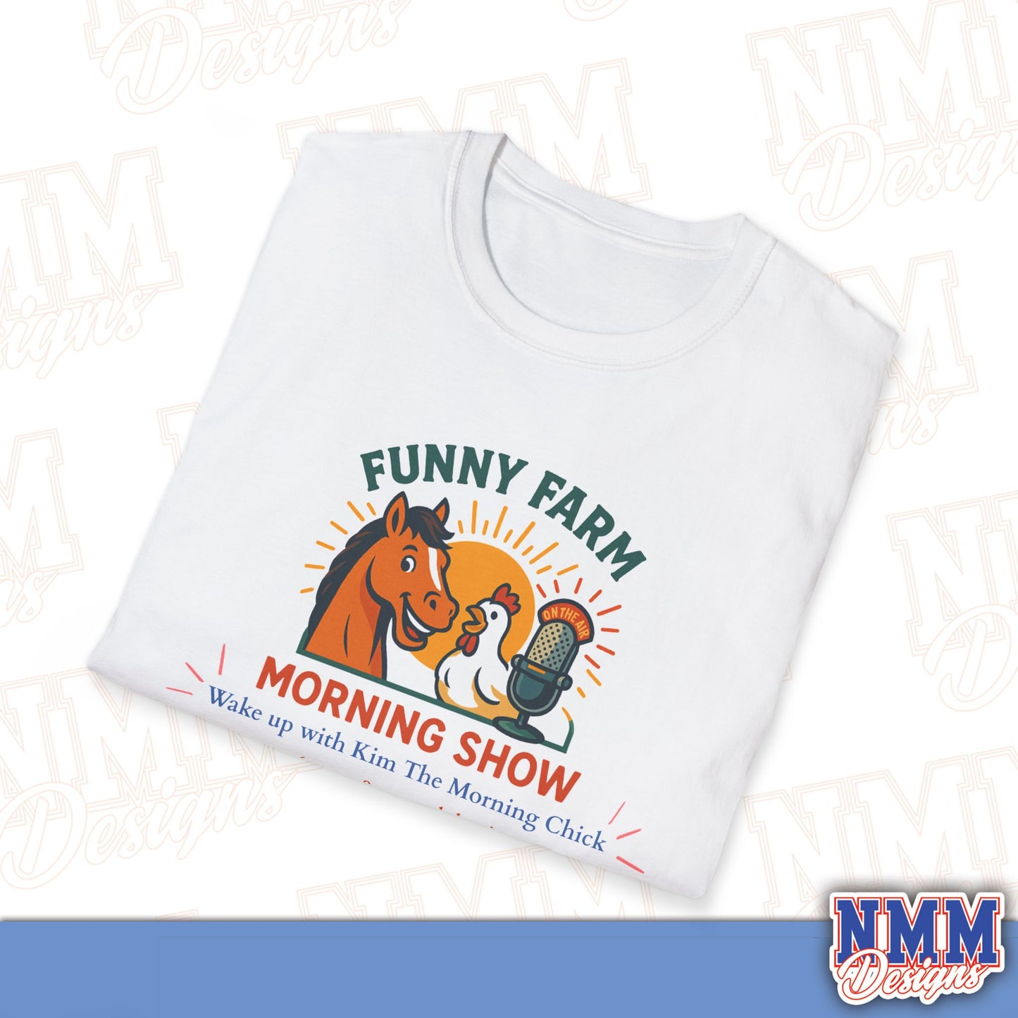Funny Farm Morning Show Unisex Softstyle T-Shirt