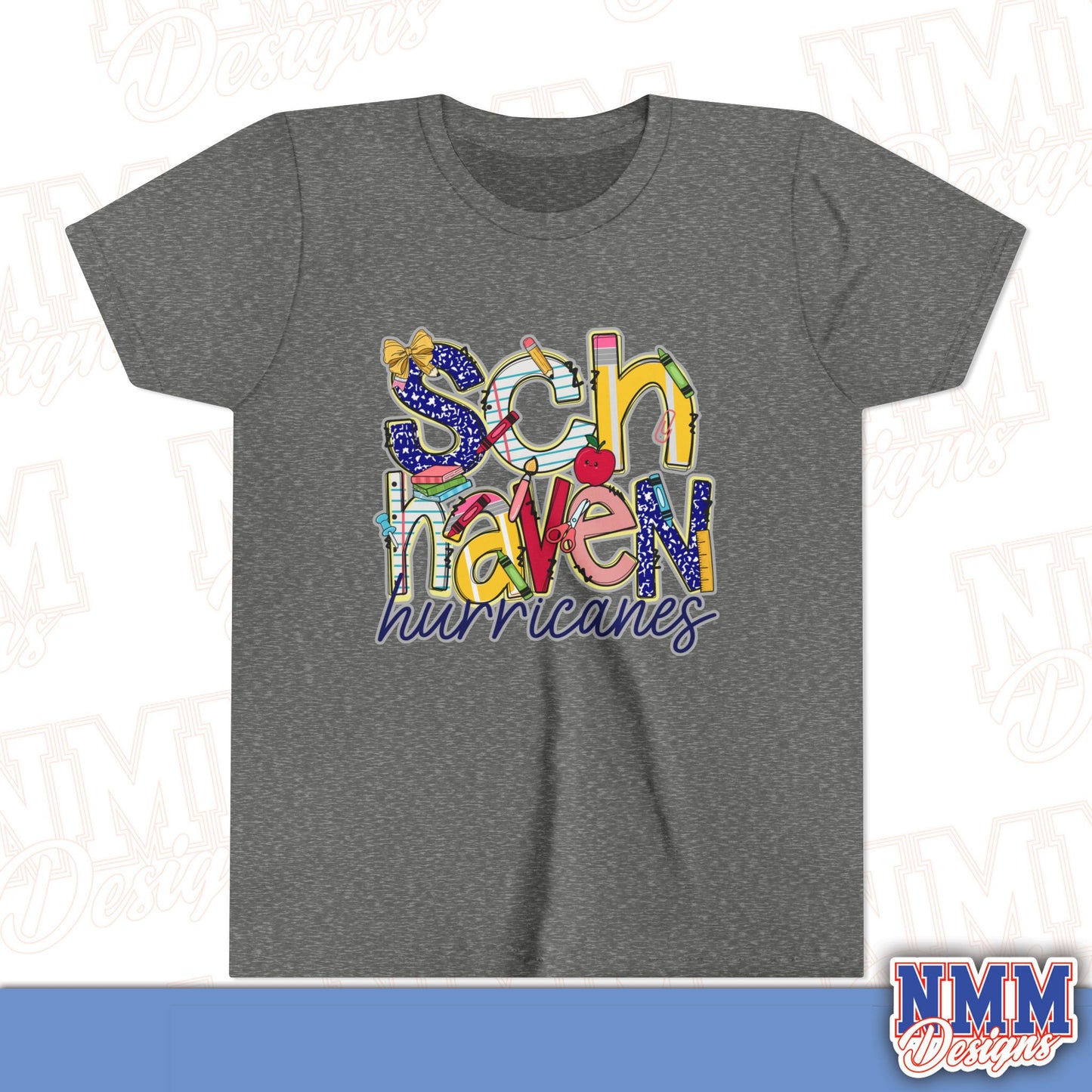 Schuylkill Haven Hurricanes Youth Shirt, Kids Sportswear,,School Spirit Apparel, Back to School
