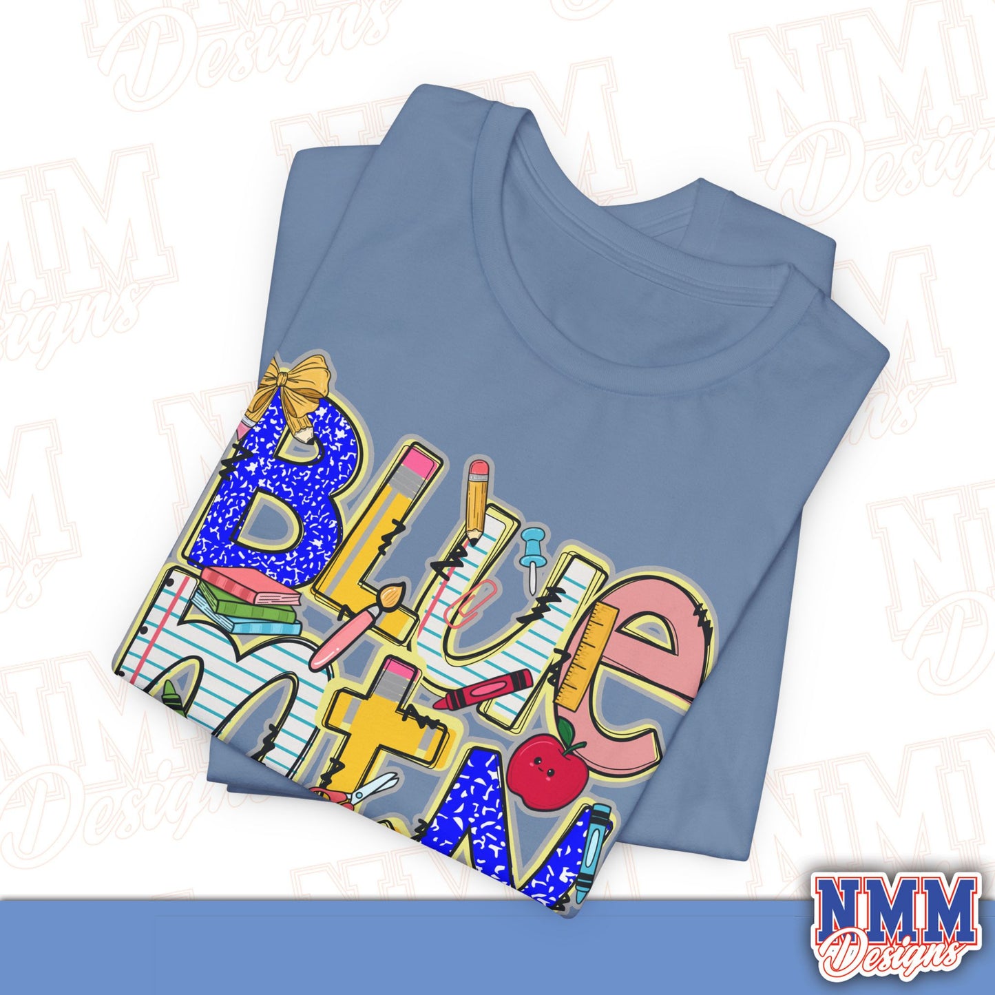 Blue Mountain Eagles Tee Shirt, Unisex Graphic T-Shirt, Casual Wear, Perfect for School Spirit, Gifts for Sports Fans, Summer Outfit