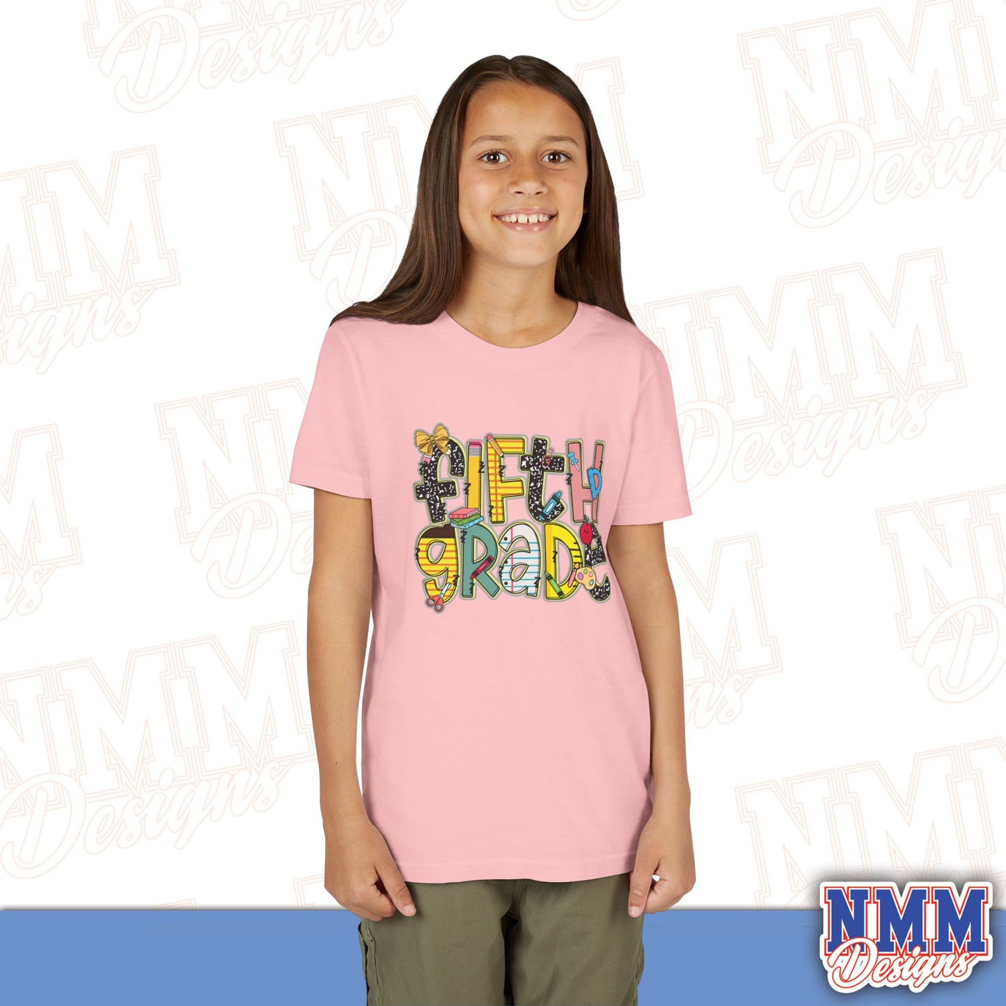 Copy of Fifth Grade Back to School Youth Shirt, Kids Sportswear, School Spirit Apparel, Back to School