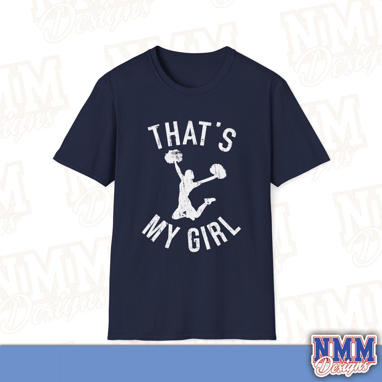 That's My Girl Cheer T-Shirt, Sports Tee, Active Lifestyle Wear, Cheerleading Apparel