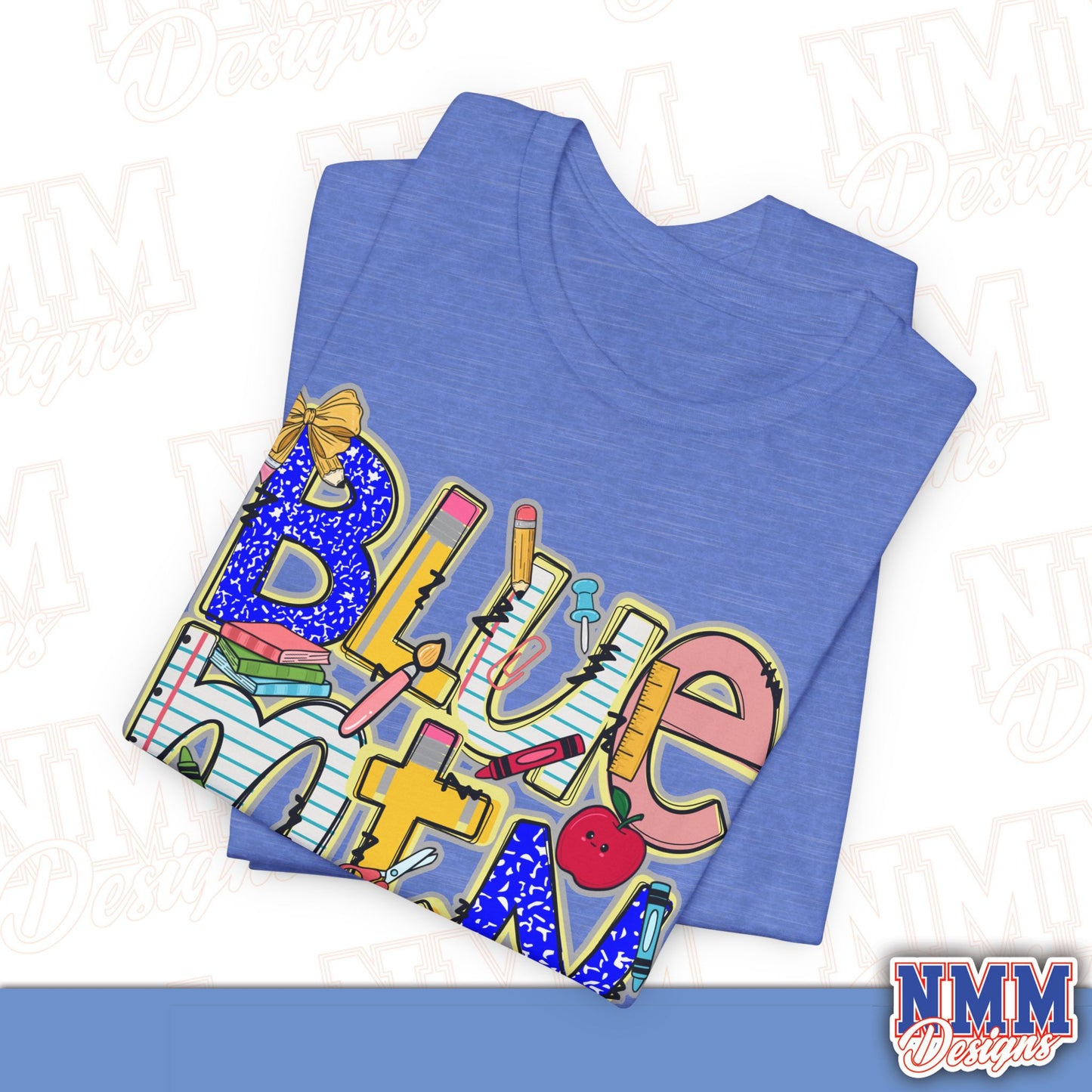 Blue Mountain Eagles Tee Shirt, Unisex Graphic T-Shirt, Casual Wear, Perfect for School Spirit, Gifts for Sports Fans, Summer Outfit
