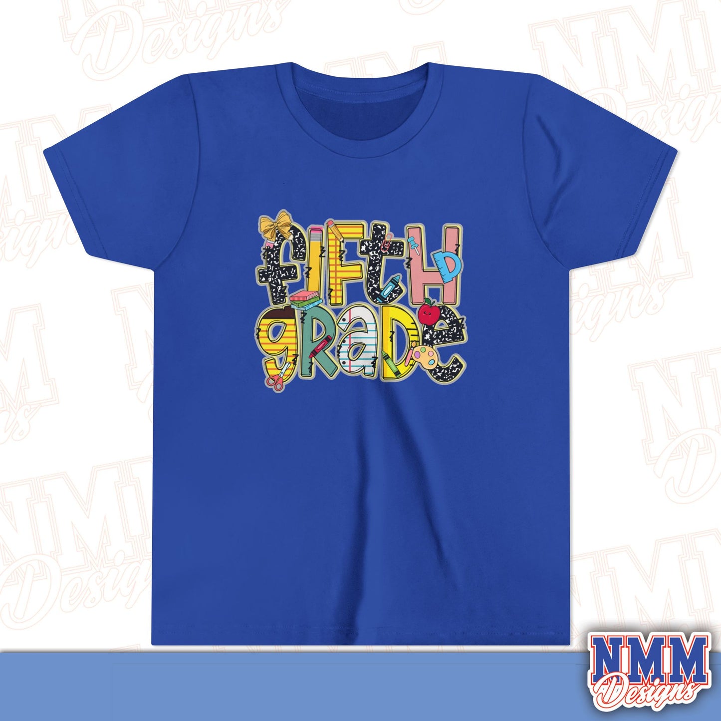Copy of Fifth Grade Back to School Youth Shirt, Kids Sportswear, School Spirit Apparel, Back to School