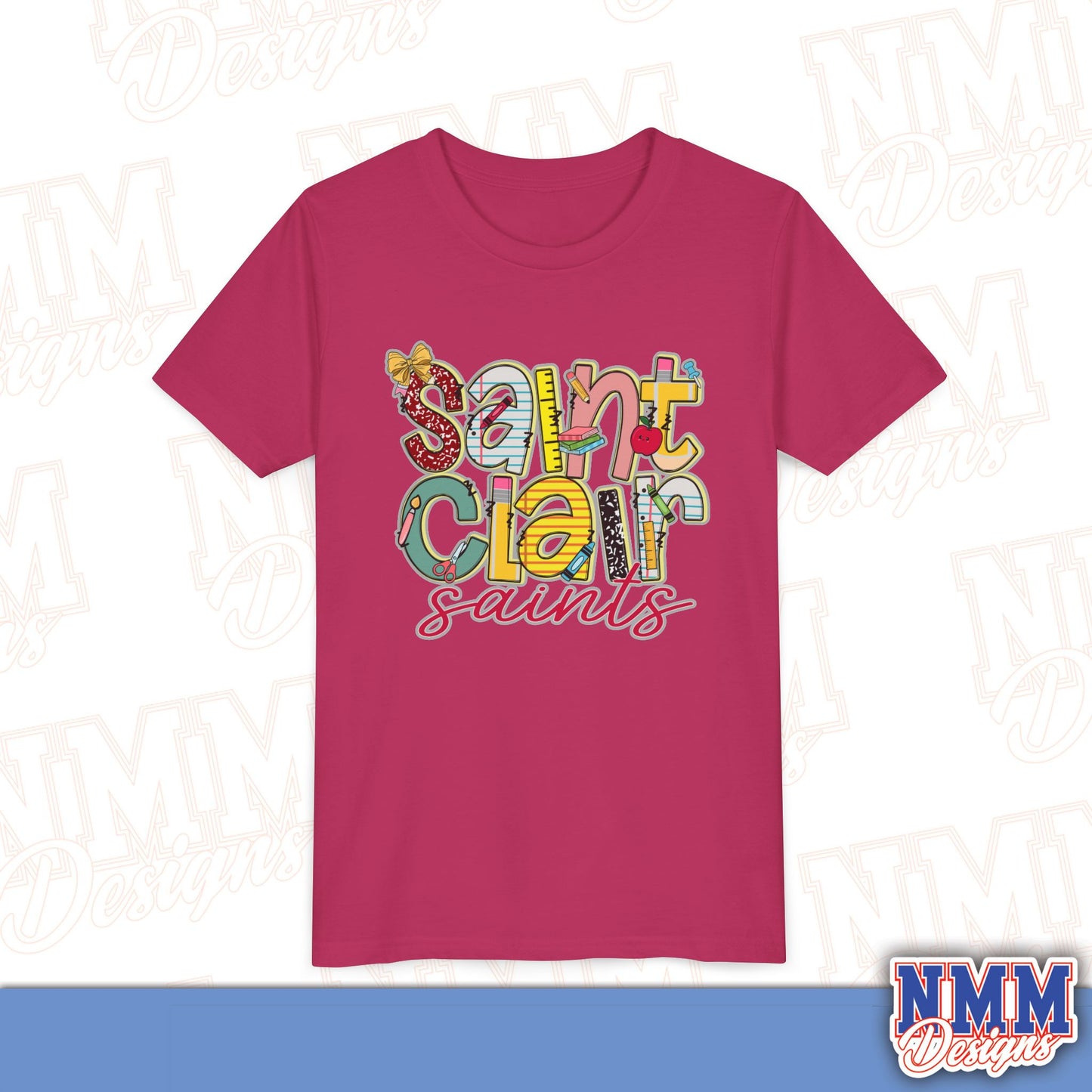 Saint Clair School Youth Shirt, Kids Sportswear, School Spirit Apparel, Back to School