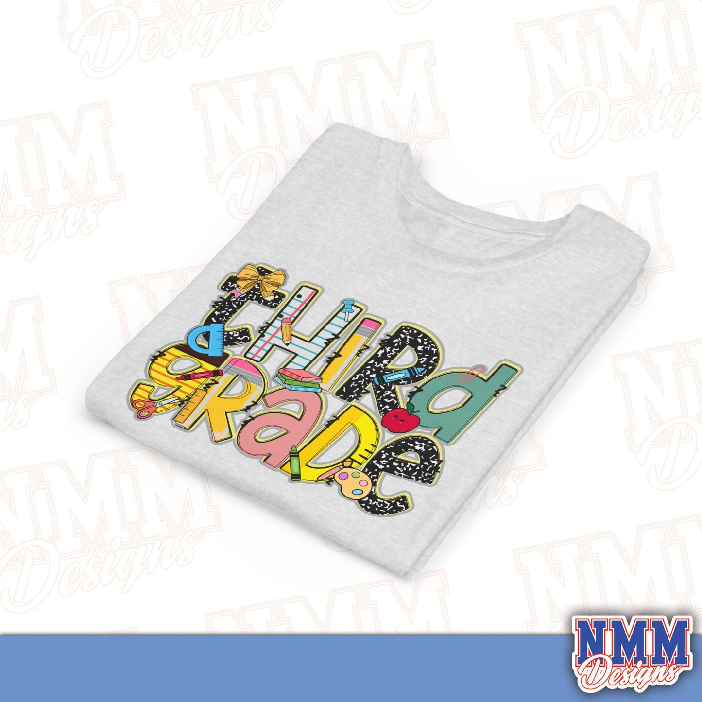 Third Grade Back to School Youth Shirt, Kids Sportswear, School Spirit Apparel, Back to School