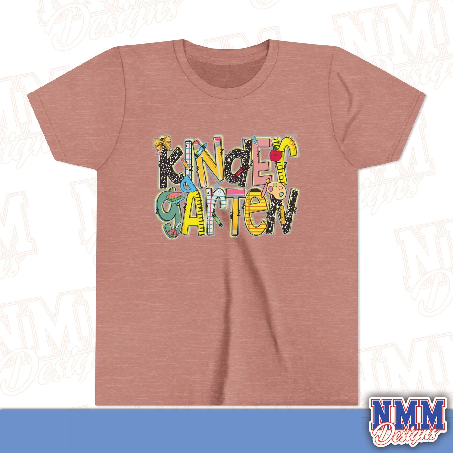 Kindergarten Back to School Youth Shirt, Kids Sportswear, School Spirit Apparel, Back to School