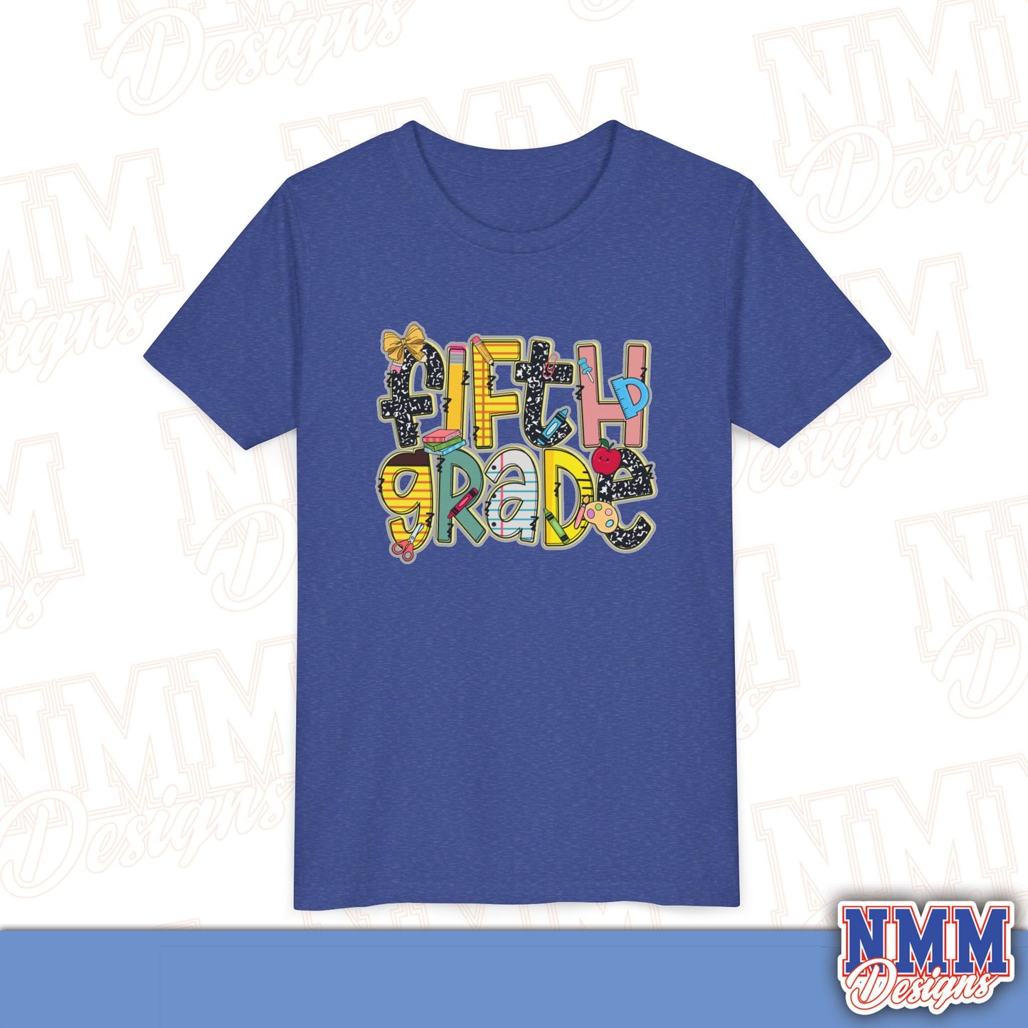 Copy of Fifth Grade Back to School Youth Shirt, Kids Sportswear, School Spirit Apparel, Back to School