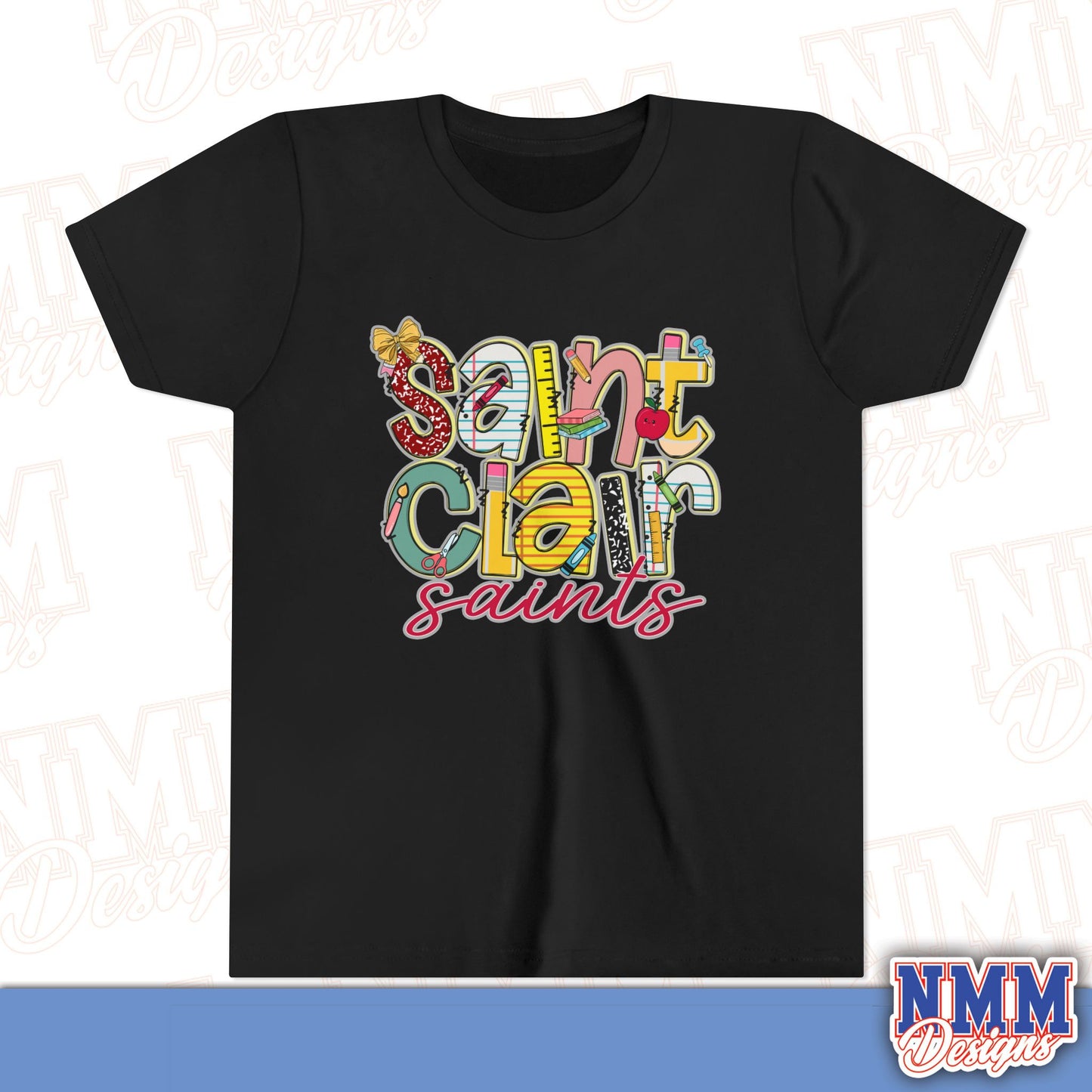 Saint Clair School Youth Shirt, Kids Sportswear, School Spirit Apparel, Back to School